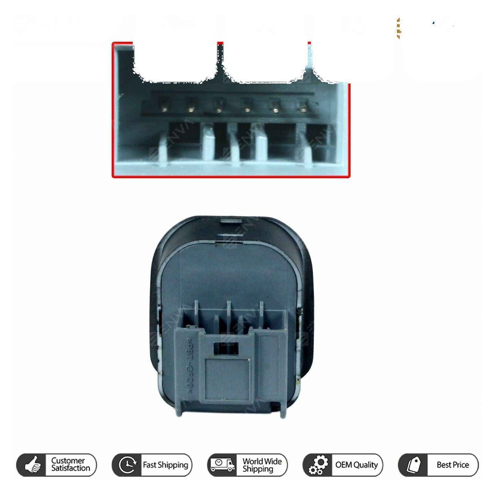 Wing Mirror Control Switch Knob for Skoda Superb 2008-2014 3T0959565