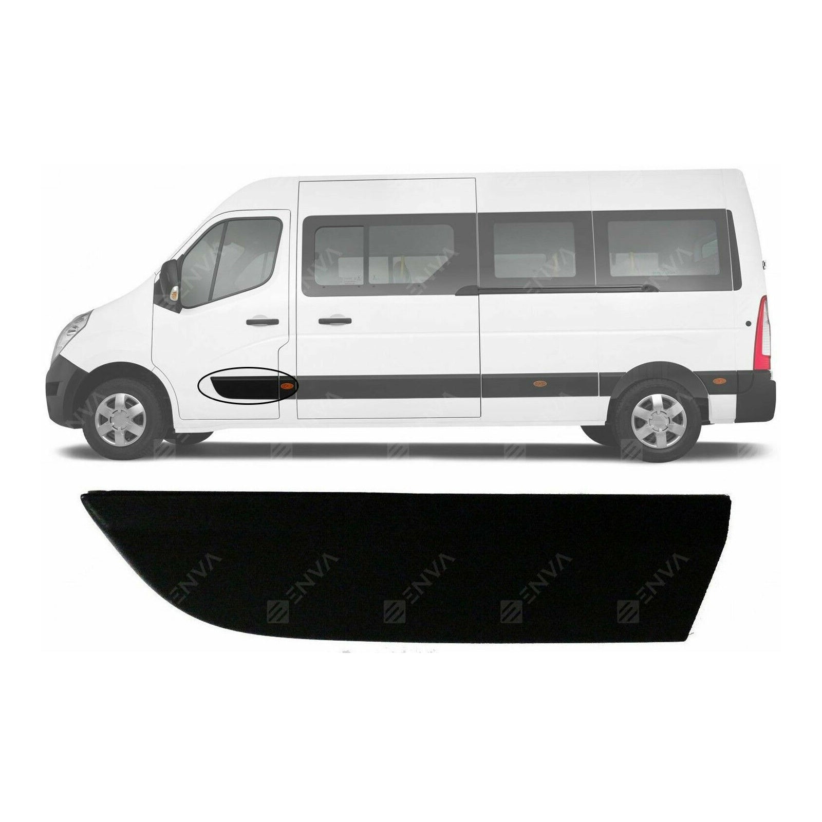 For Renault Master Mk3 2010 2016 Side Moulding Strip Front Door Panel Left Side