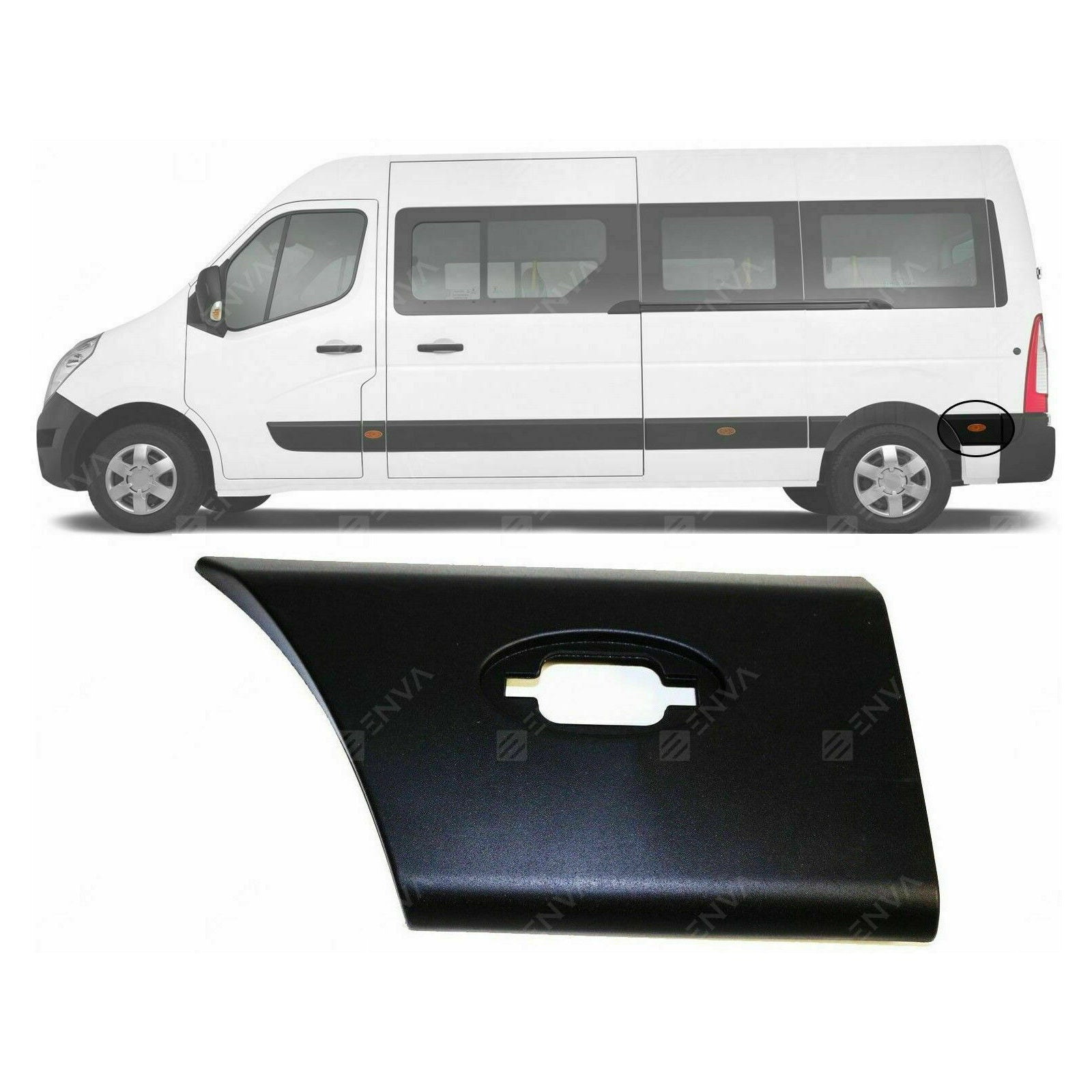 For Interstar 2010 2016 Side Moulding Strip Rear Panel Left Side 768F20007R