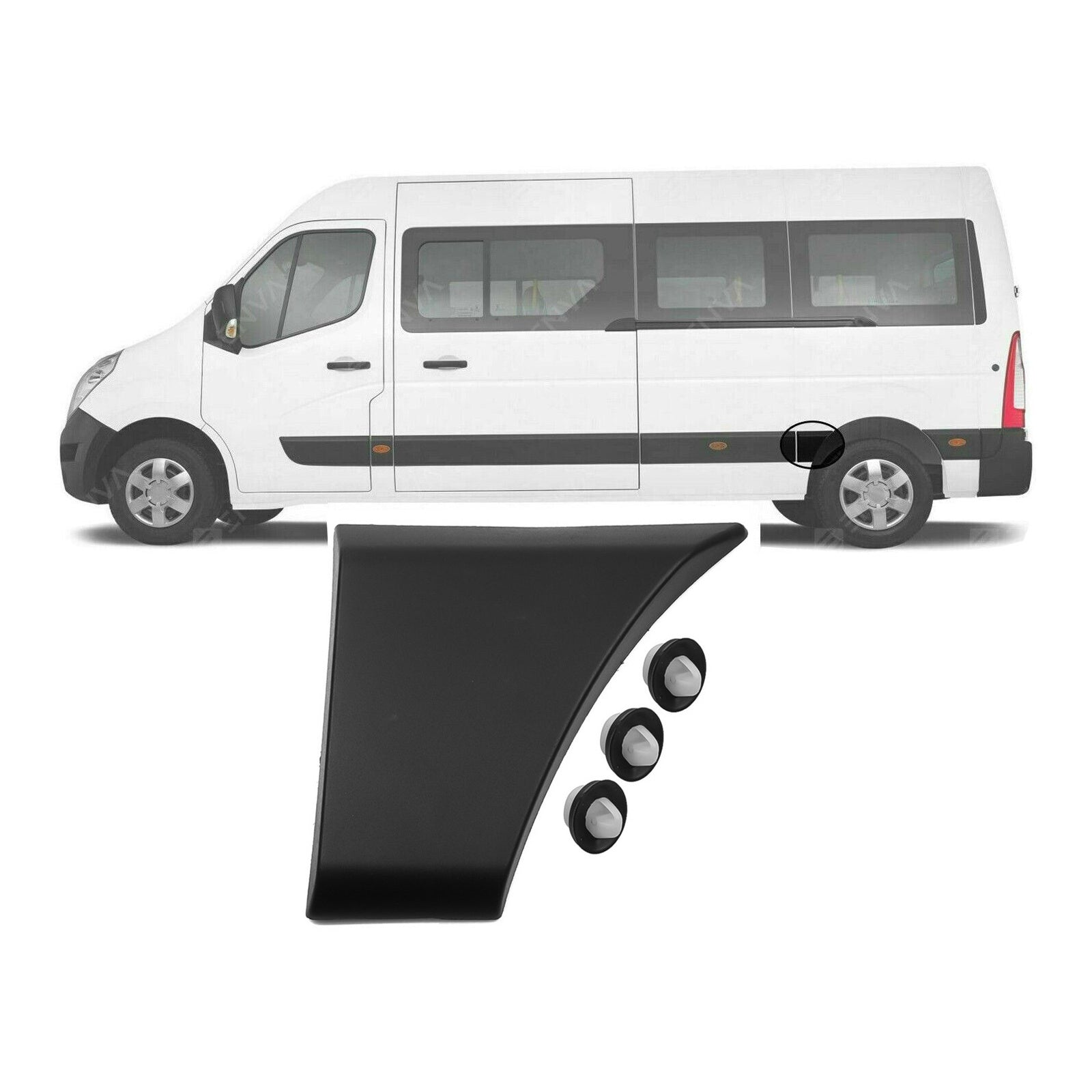 Opel Vauxhall Movano 2010 2016 Side Moulding Strip Rear Panel Left 768F20004R