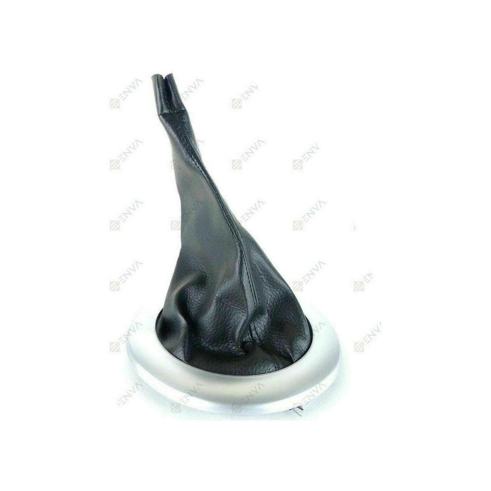 Gear Shift Stick Gaiter Black Silver for Renault Megane 2 2003-2008 / 8200454976