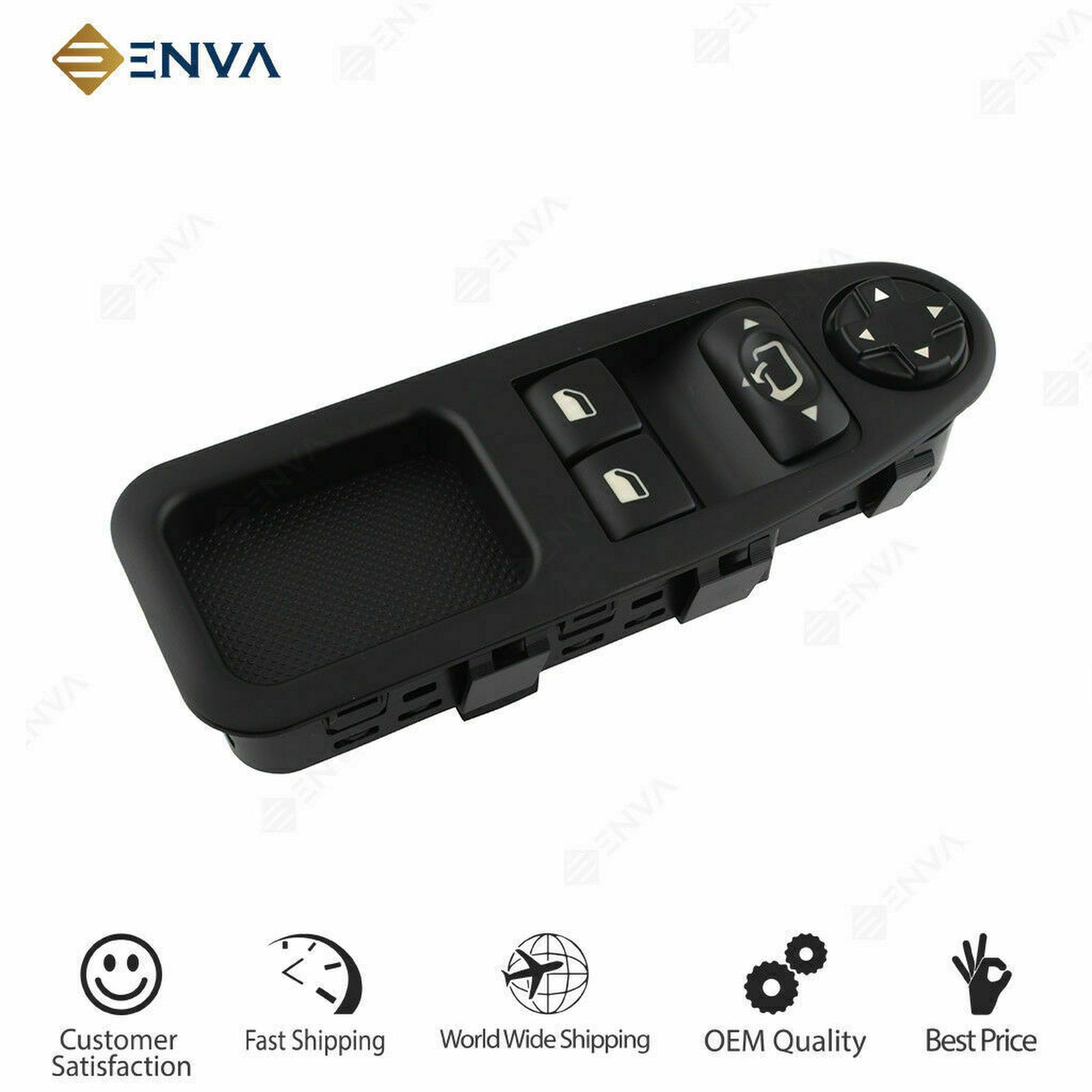 Window Electrical Switch Fits Peugeot Expert 2007 2019 6554.Zj