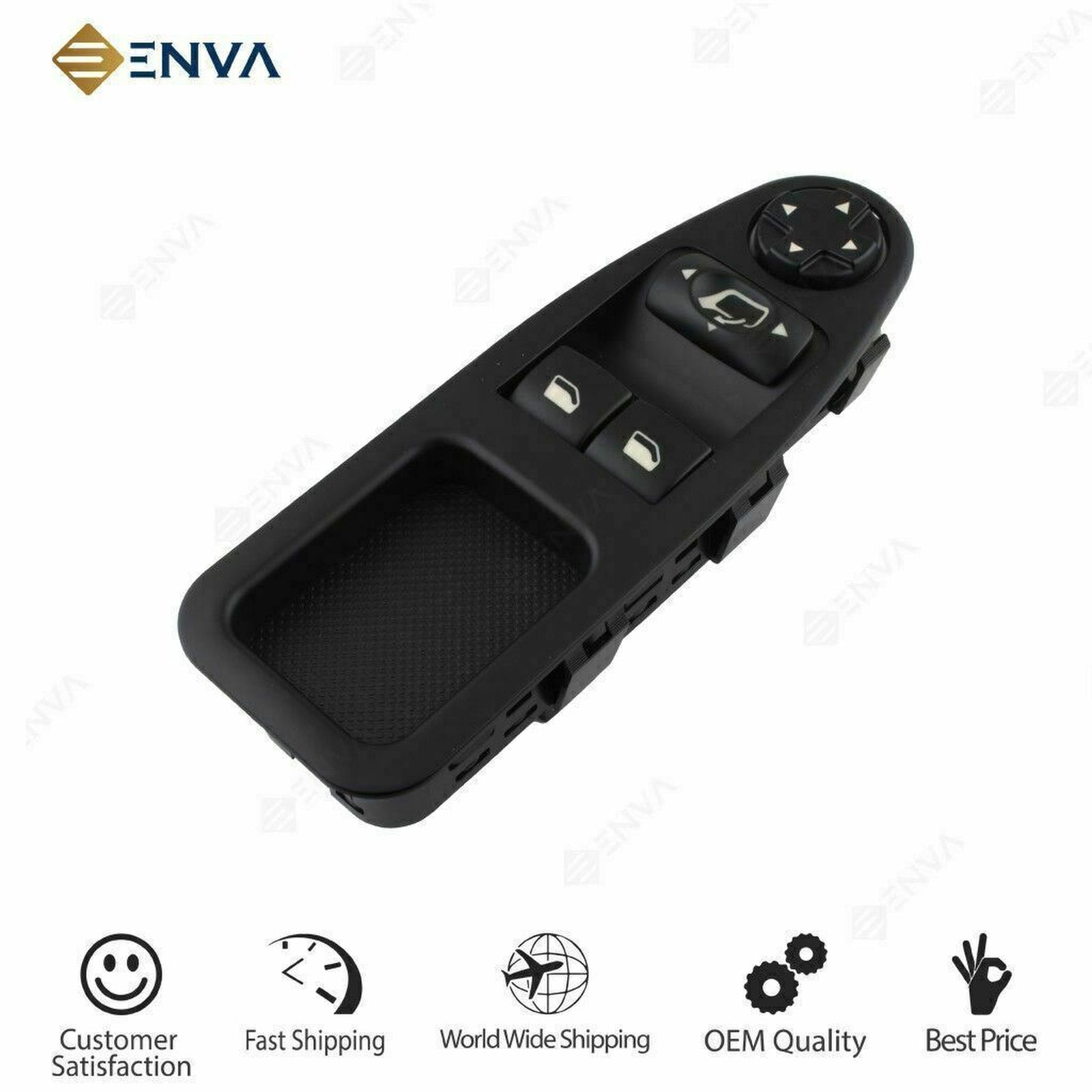 Window Electrical Switch fits Peugeot Expert 2007-2019 6554.ZJ