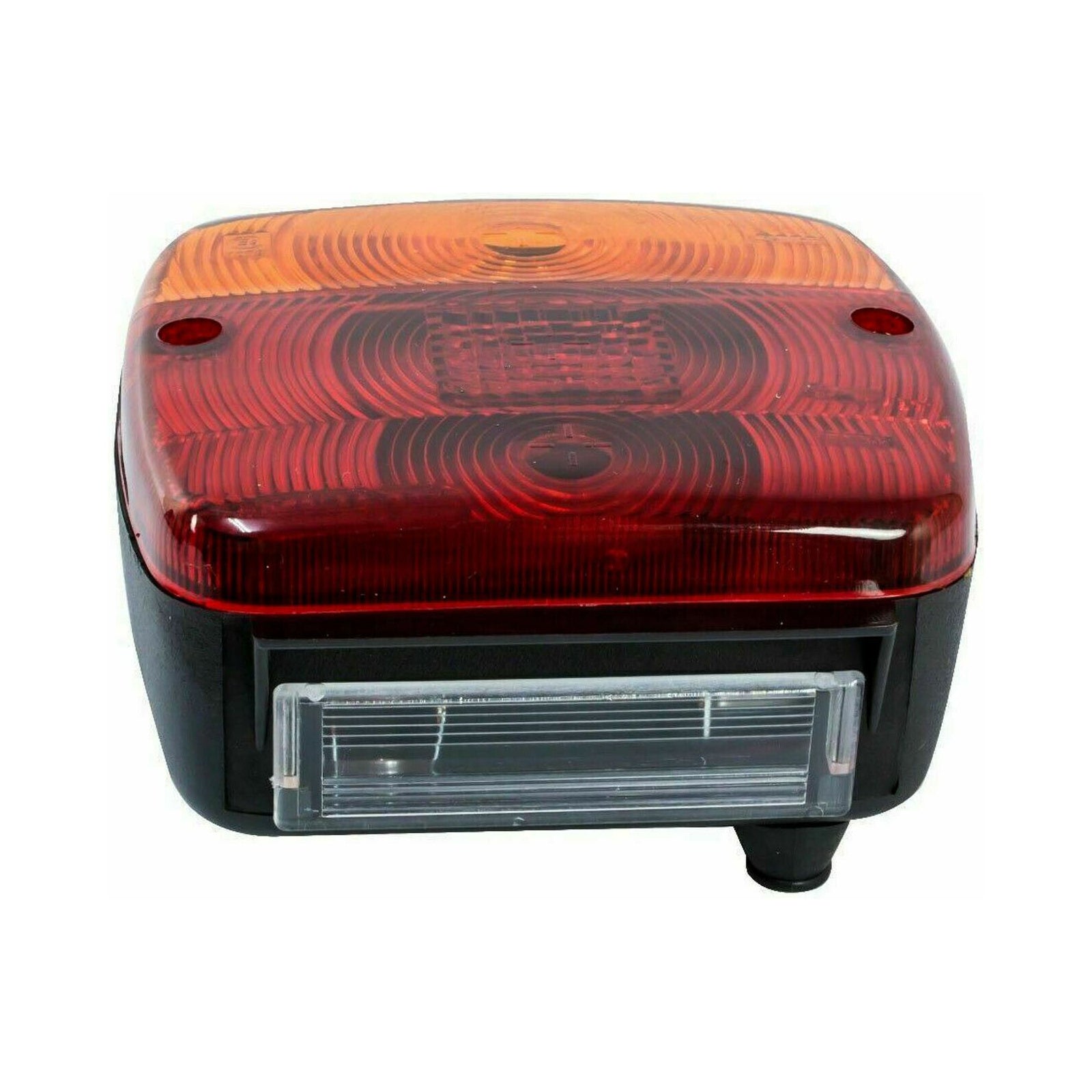 Trailer Single Left Rear Tail Light Lens Lamp with Number Plate Light