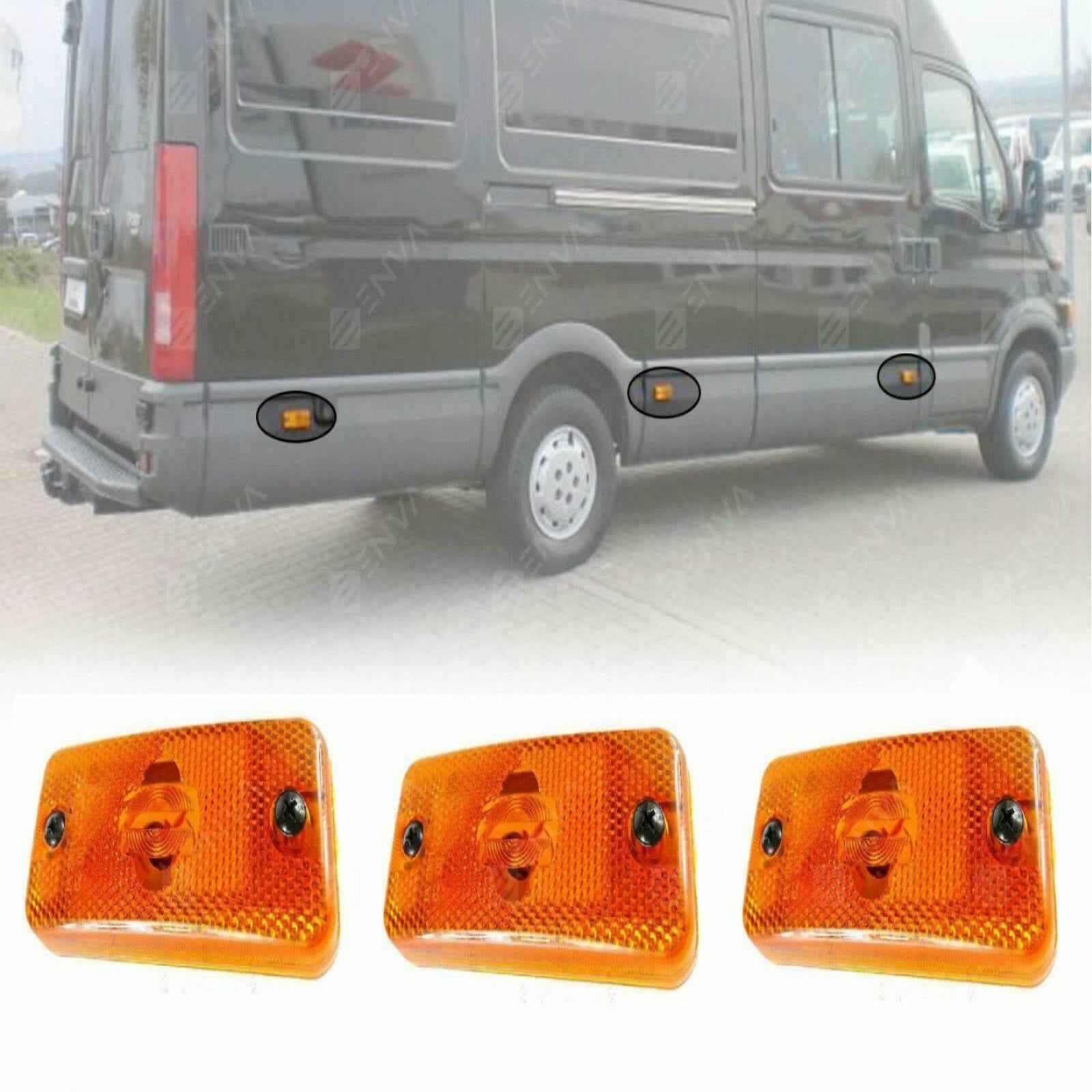 3X For IVECO DAILY 06 - 11 Side Marker Lamp Light Lense Right or Left 500308514