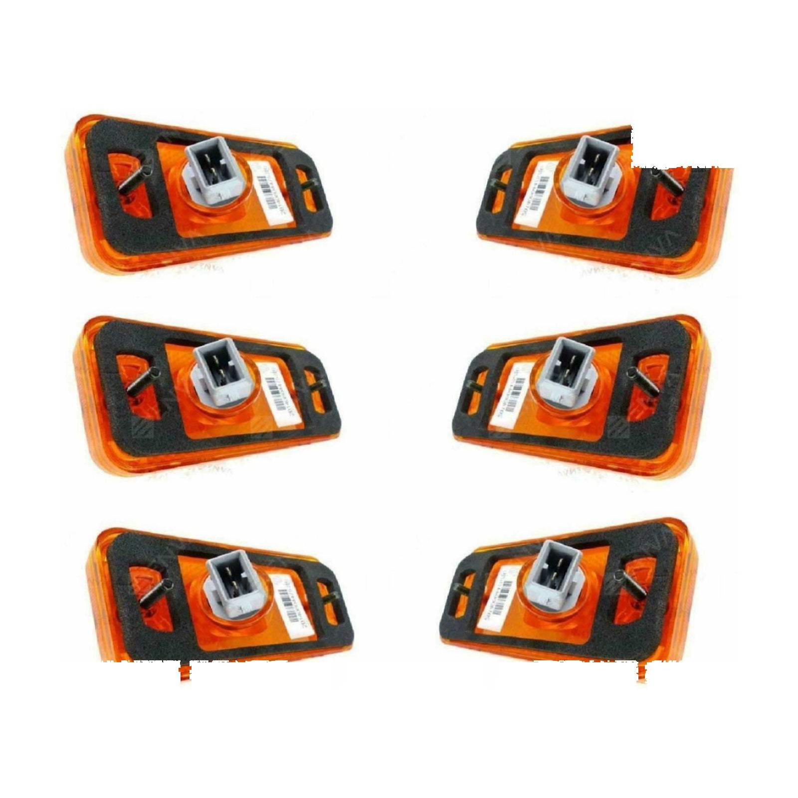 6X Side Marker Light Lamp RH / LH Side for RENAULT PREMIUM MIDLUM KERAX MAGNUM