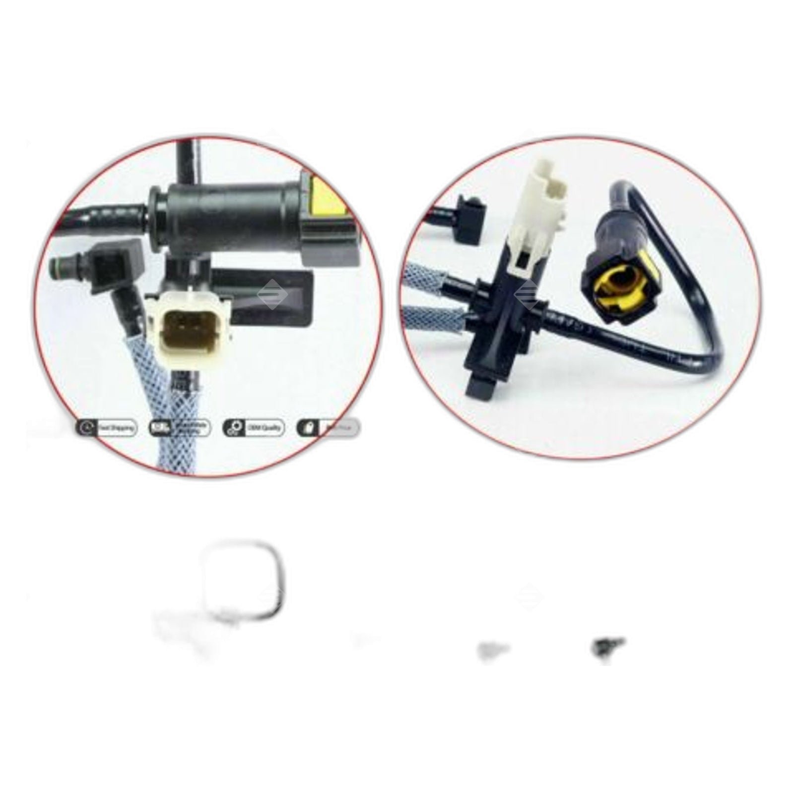 FORD C-MAX 1.8 TDCI DIESEL LEAK OFF FUEL PIPE HOSE WITH SENSOR FOR 2007-2010