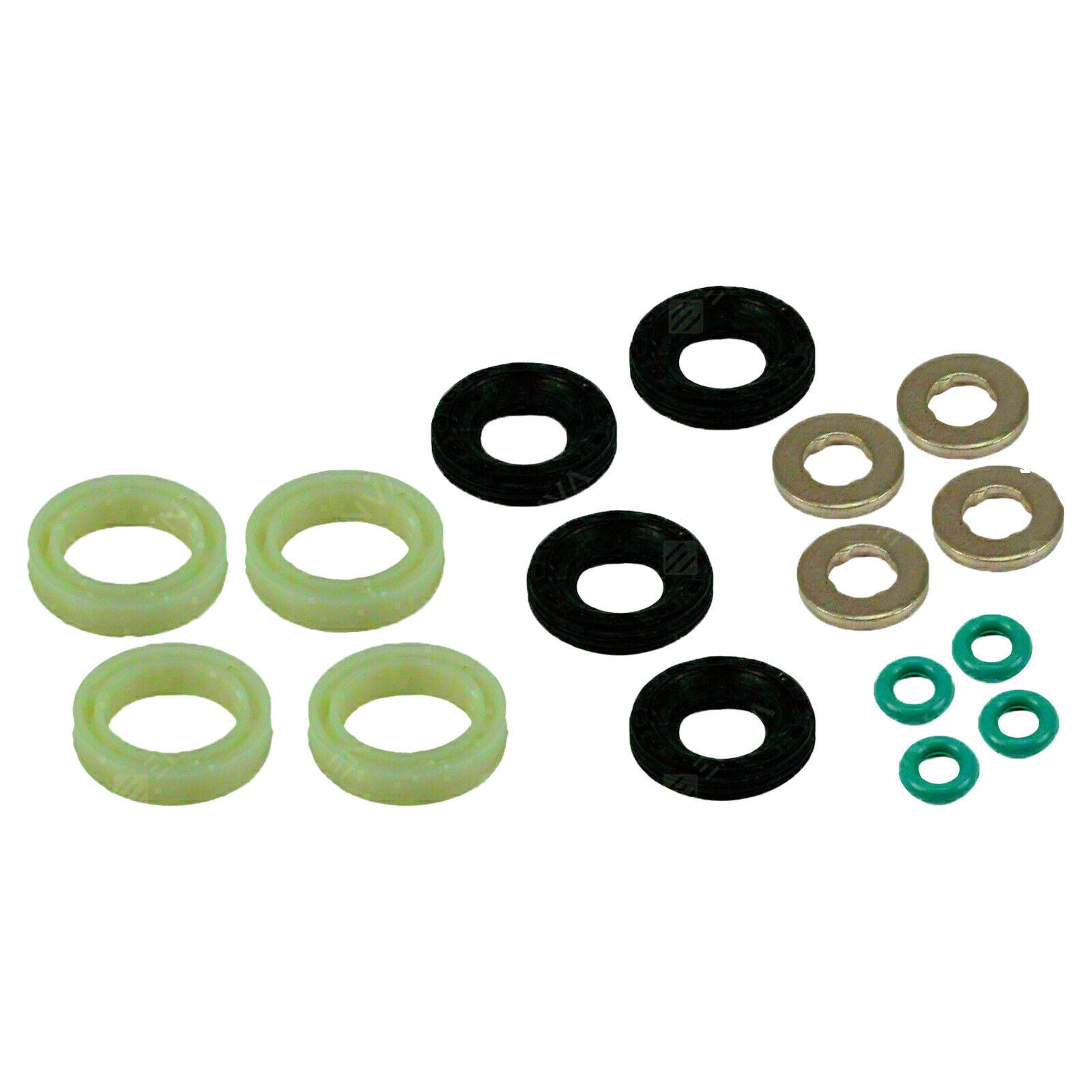 Fuel Injector Seal Washer O-Ring Kit for Ford Focus C-Max 1.6 TDCi 2003-2010
