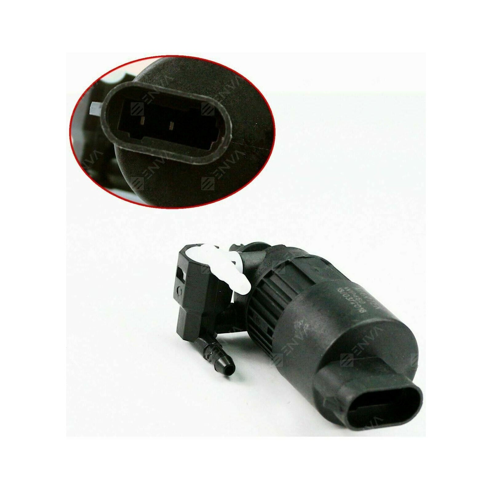 12V Windscreen Washer Pump Twin Outlet For Renault Kangoo 7701048307