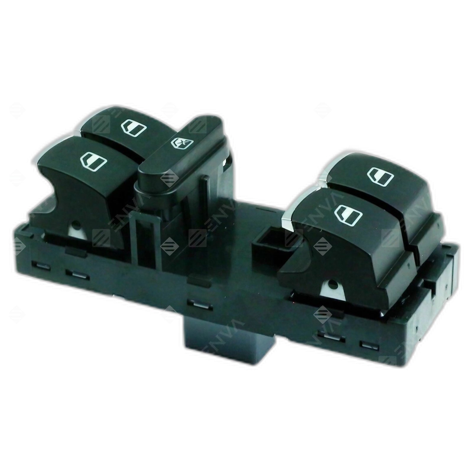 Window Control Switch with Chrome Edge for VW Tiguan 2008-2016, Touran 2011-2016