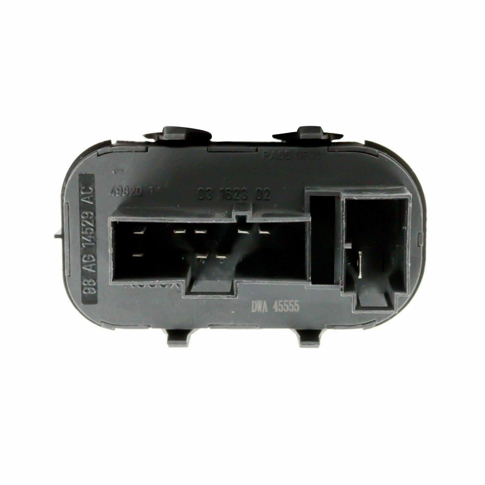 Master Front Window Control Switch For LHD 2 Door 98AG14529AC / 1091483 9 Pin