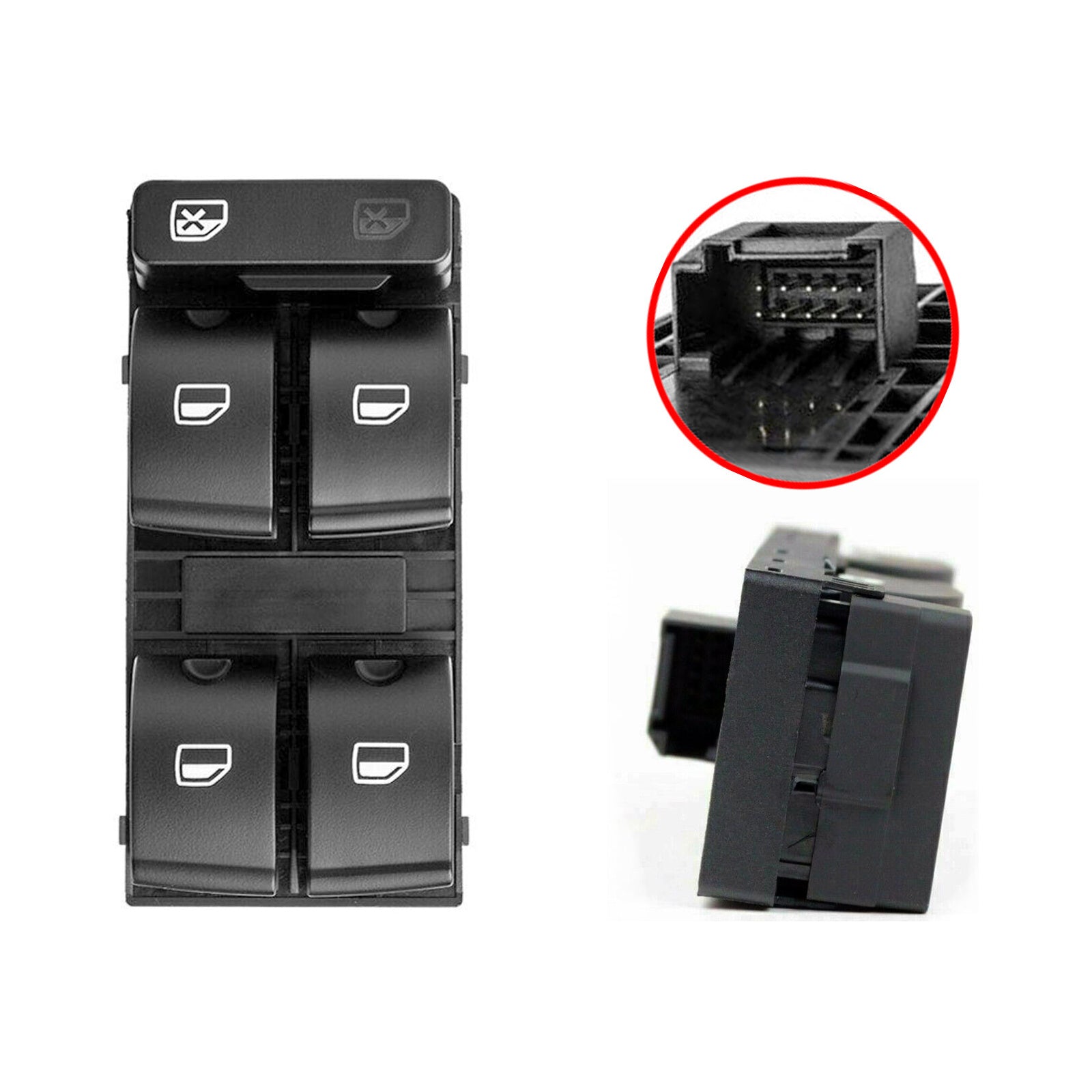 Electric Window Control Switch Driver Side For Audi A4 B6B7 Seat Exeo 8E0959851B