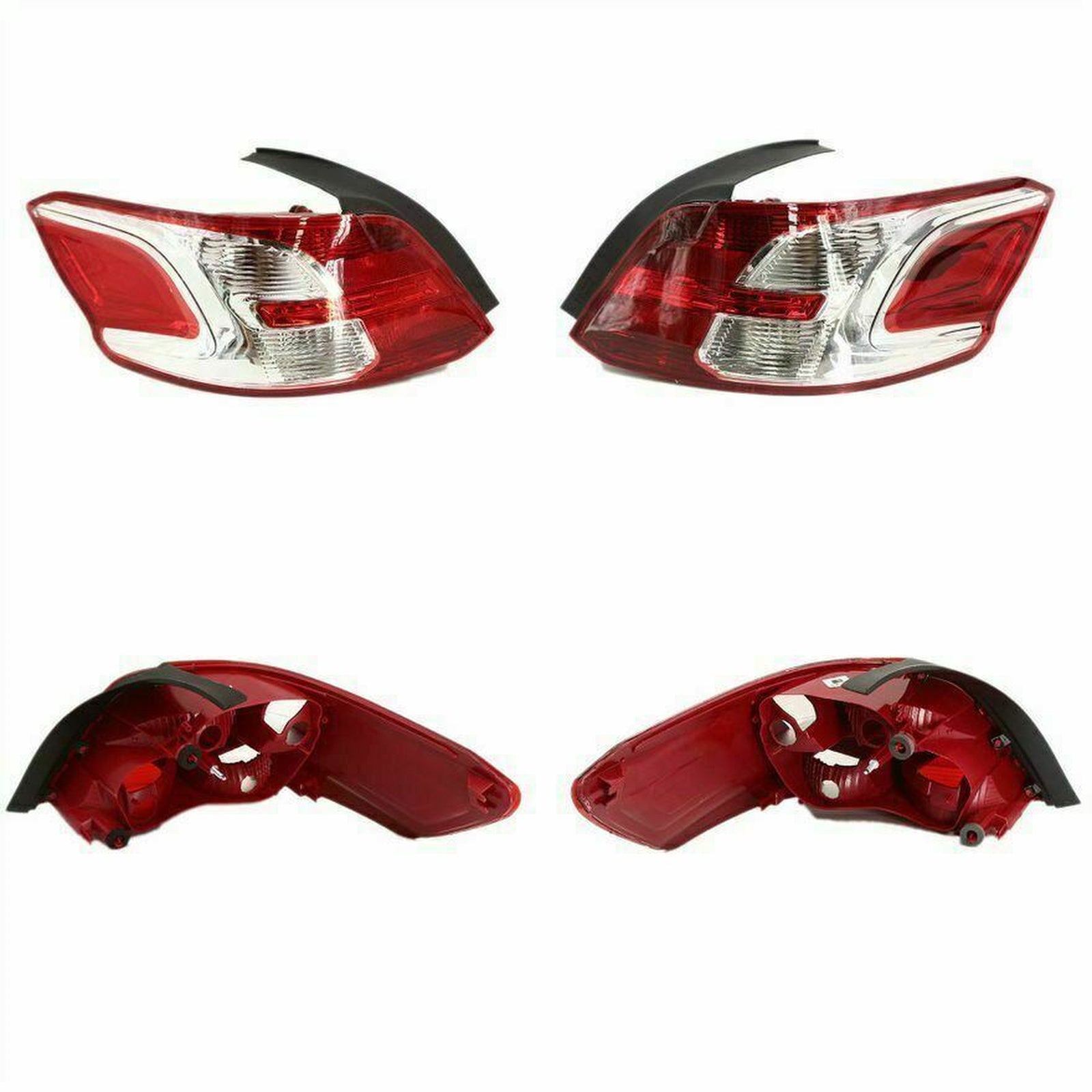 For Peugeot 301 2012 2017 Pair Right and Left Side Rear Tail Stop Light Lamp