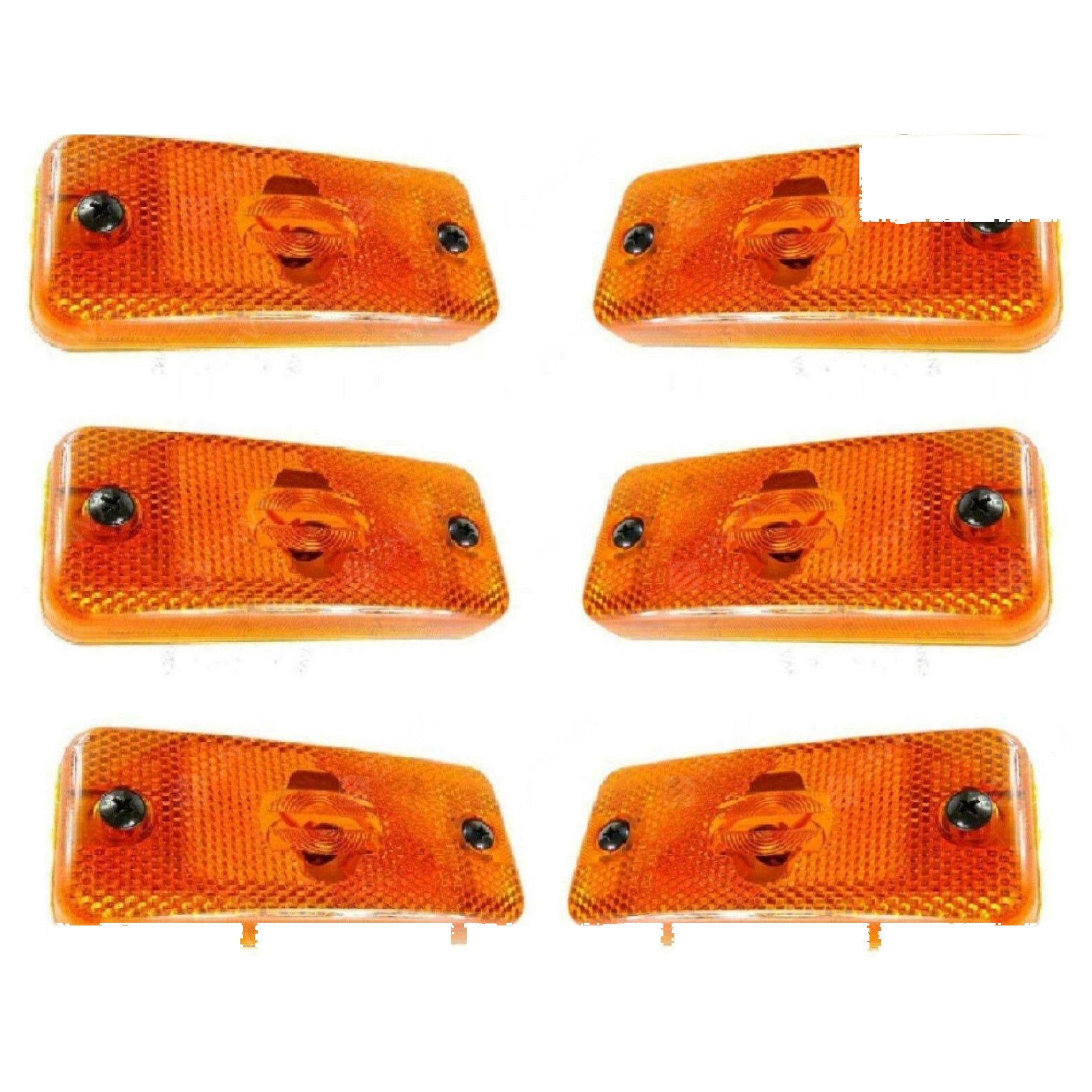 6X For Irisbus Daf Iveco Heuliez Renault Volvo Side Marker Light Lamp Rh and Lh Side