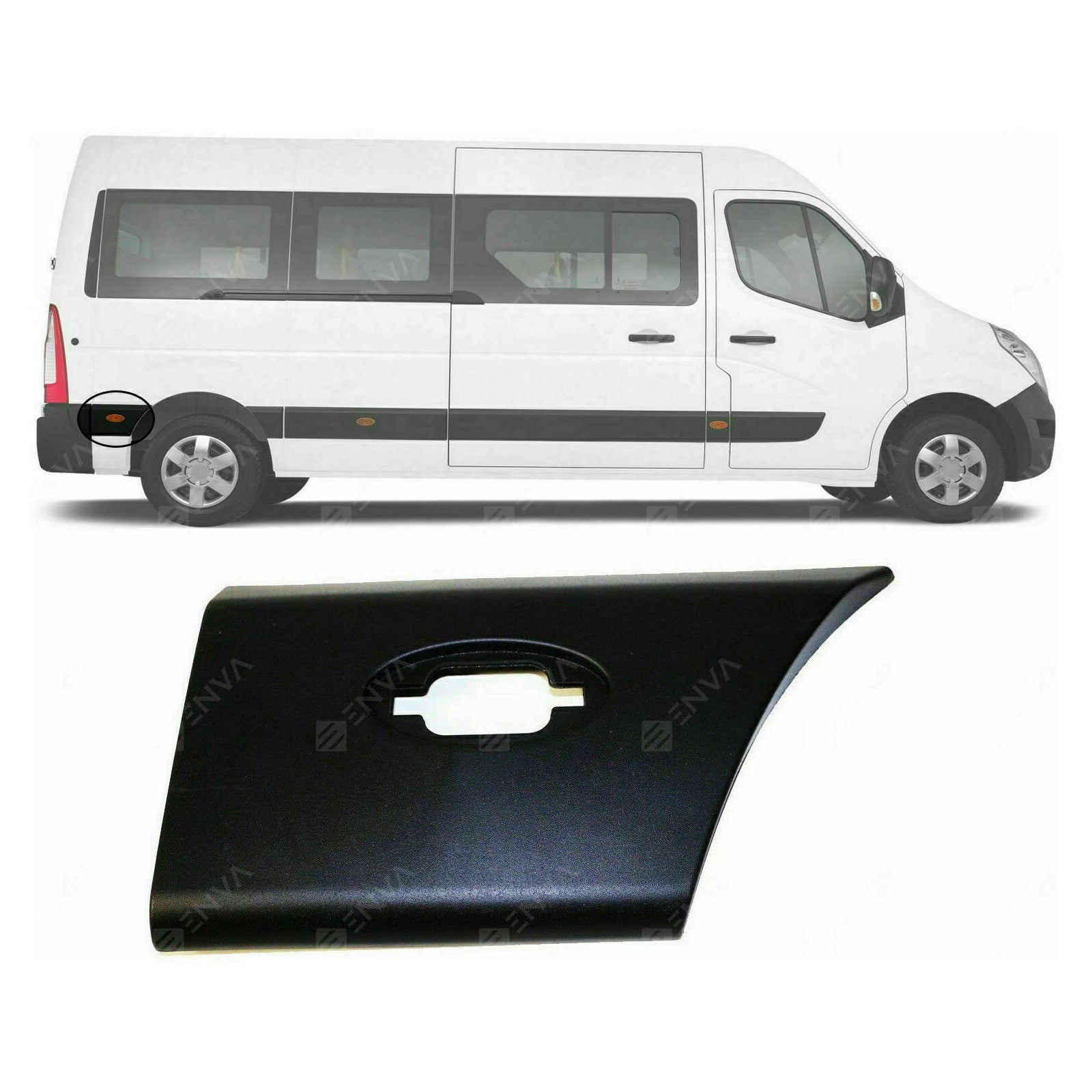 Side Trim Moulding Strip Rear Right For Nissan Interstar 2010 2016 768F30007R