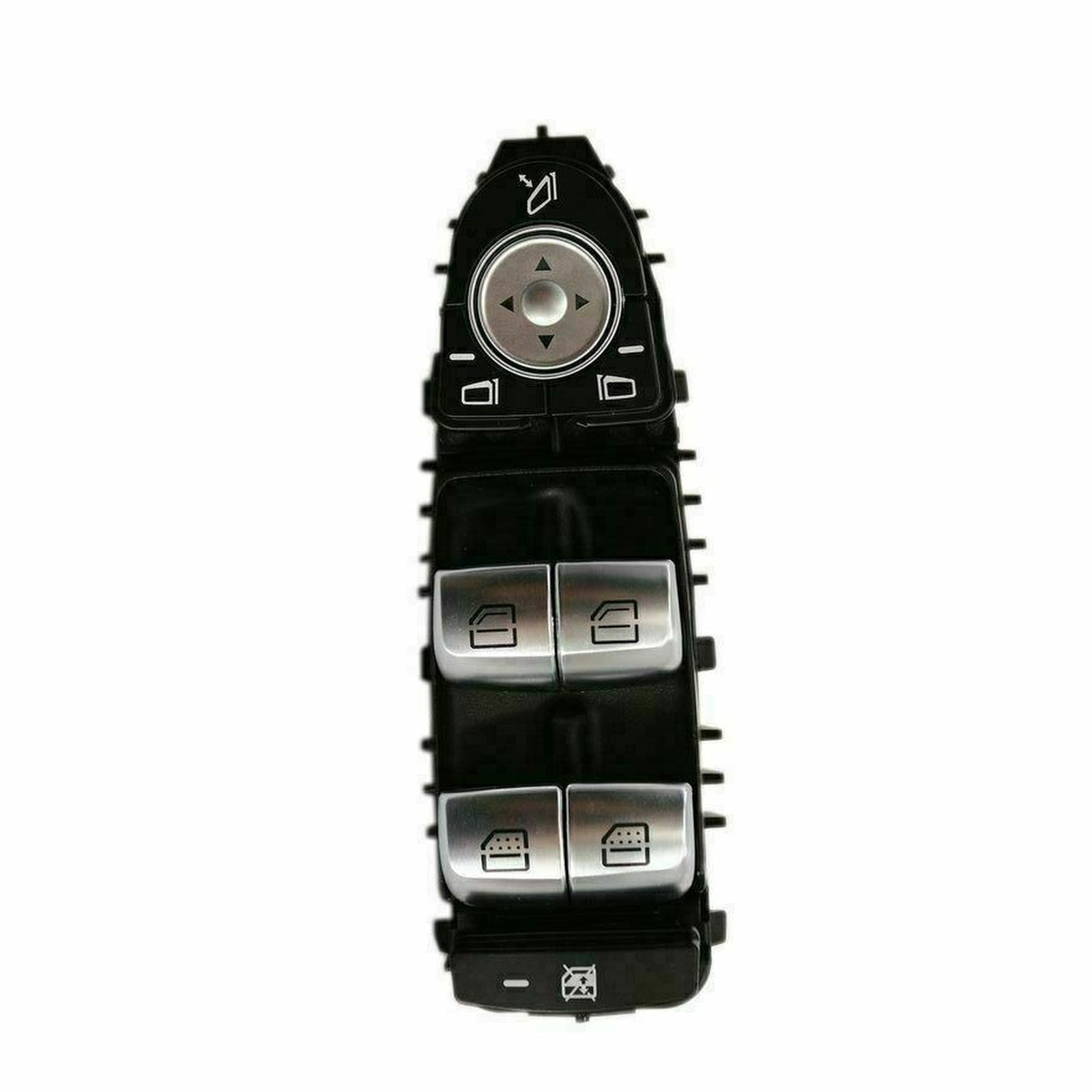 Window Main Control Switch Black White Light 3 Pin For Mercedes S500 2013 2017