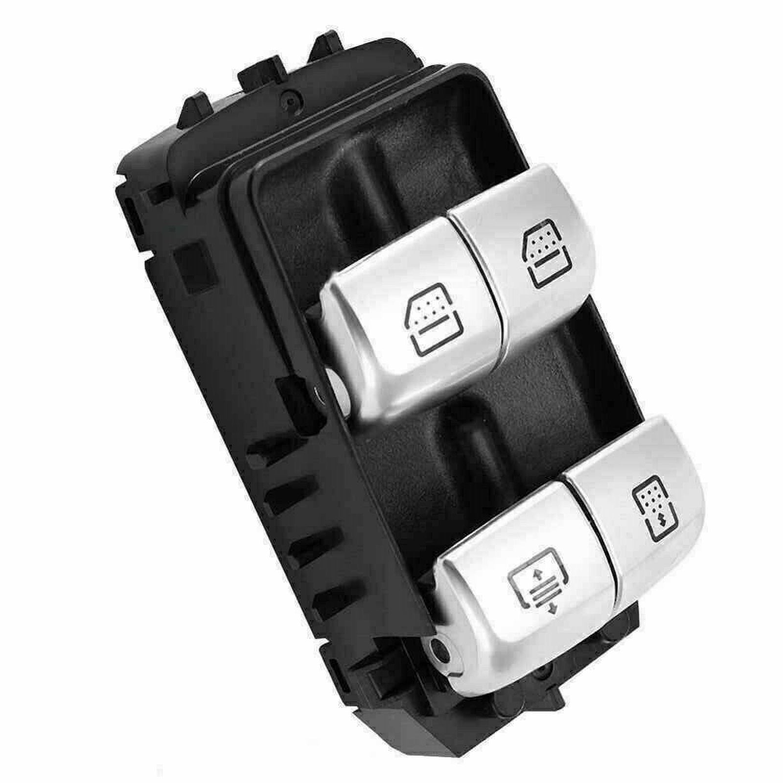 Rear Window Main Control Switch Black 3Pin for Mercedes S-Class W222 A2229051505