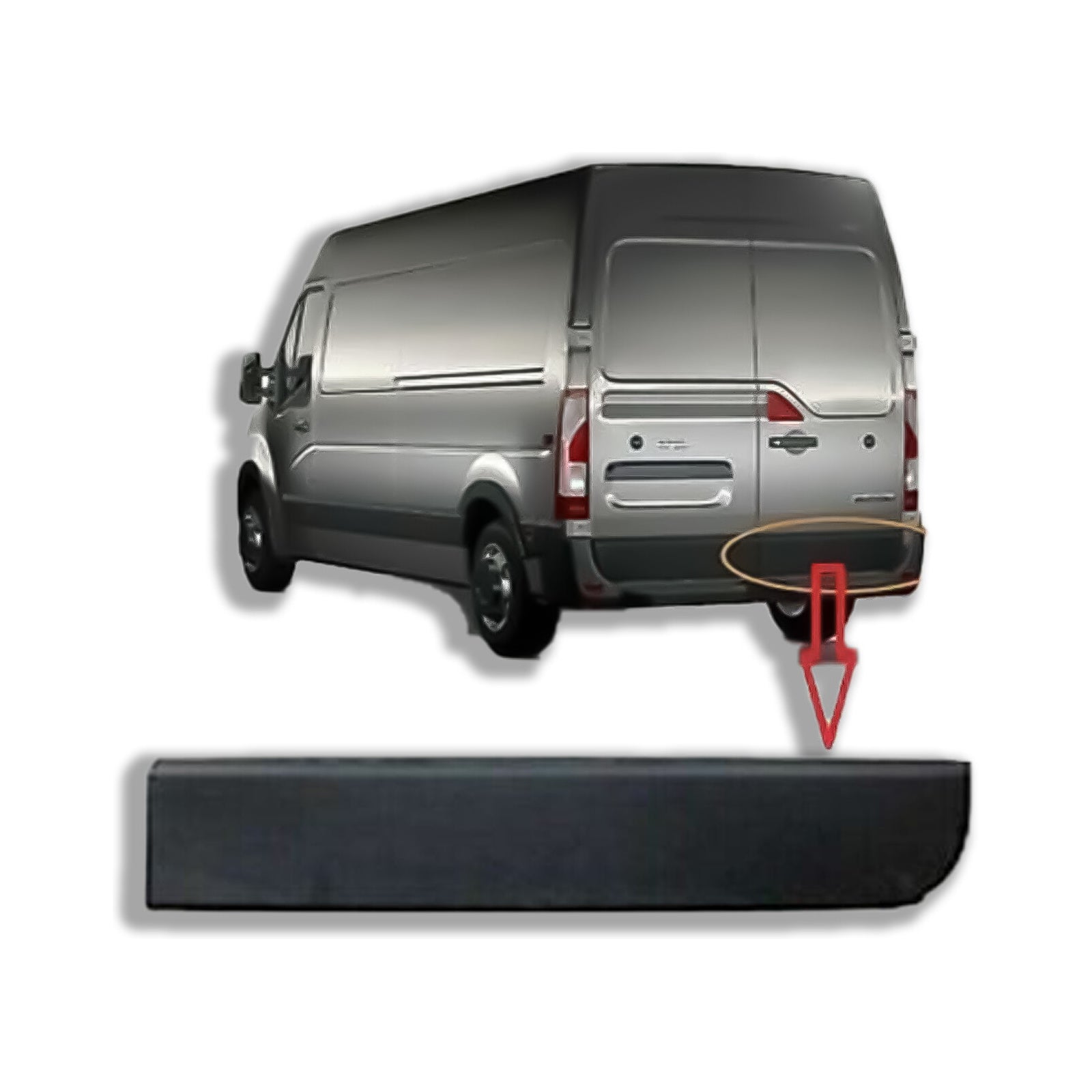 Rear Door Panel Trim Strap Right Side For Master Iii, Nv400, Movano 908520001R