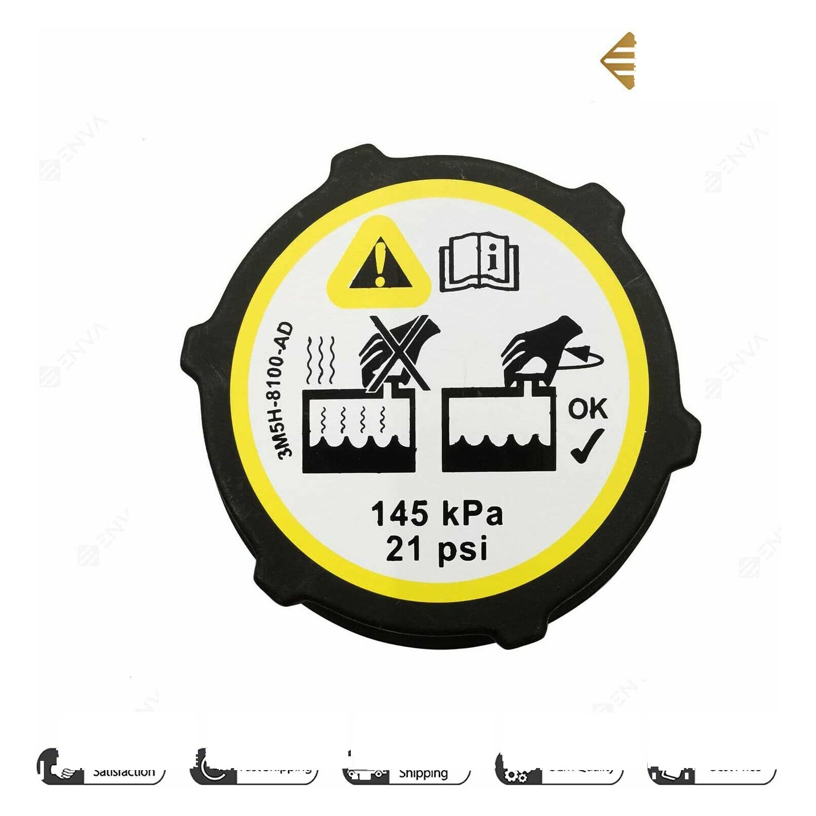 Radiator Expansion Water Tank Cap For Ford Transit Fiesta Focus C Max 3M5H8100Ac