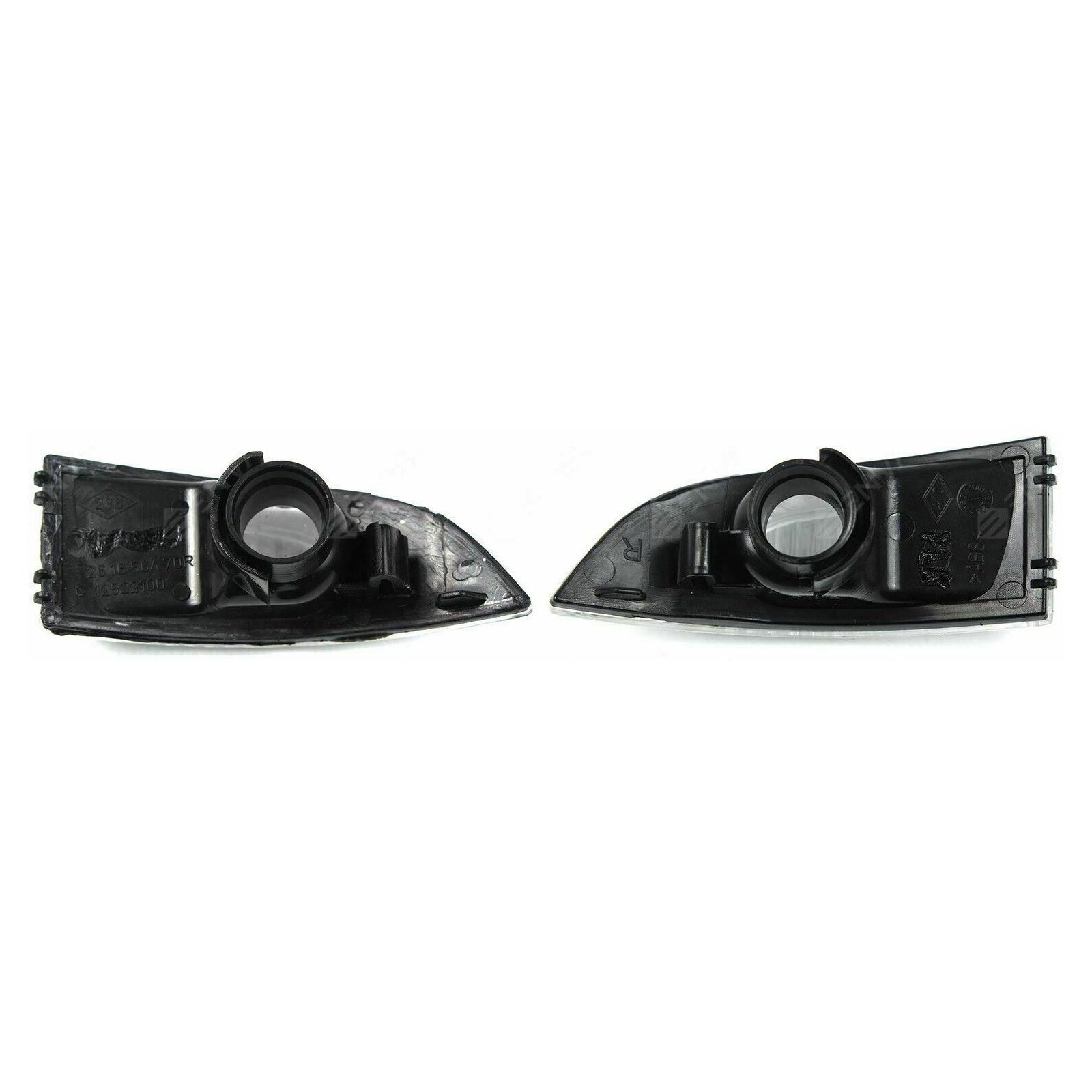 Pair Wing Mirror Indicator Lenses for Renault Laguna MK III, Fluence, Scenic III