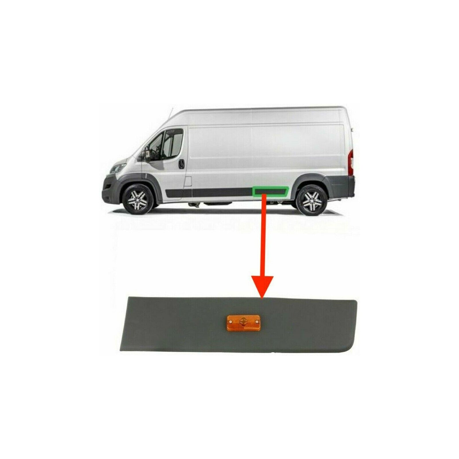 Rear Left Moulding Trim Panel For Citroen Relay Fiat Ducato Peugeot Boxer 8547Z1