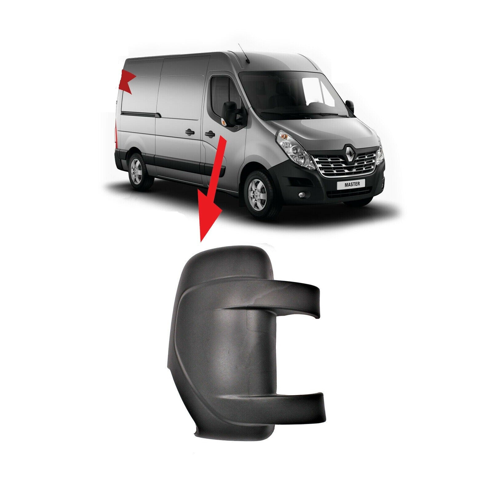 For Opel Movano Renault Master Drive Side Mirror Cover 963016903 963016903R