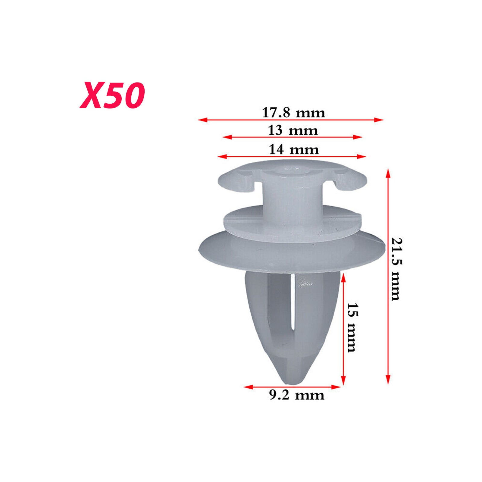 50X Anti Rattle Door Card Trim Clips Bmw E34 E36 E38 E39 E46 51411973500