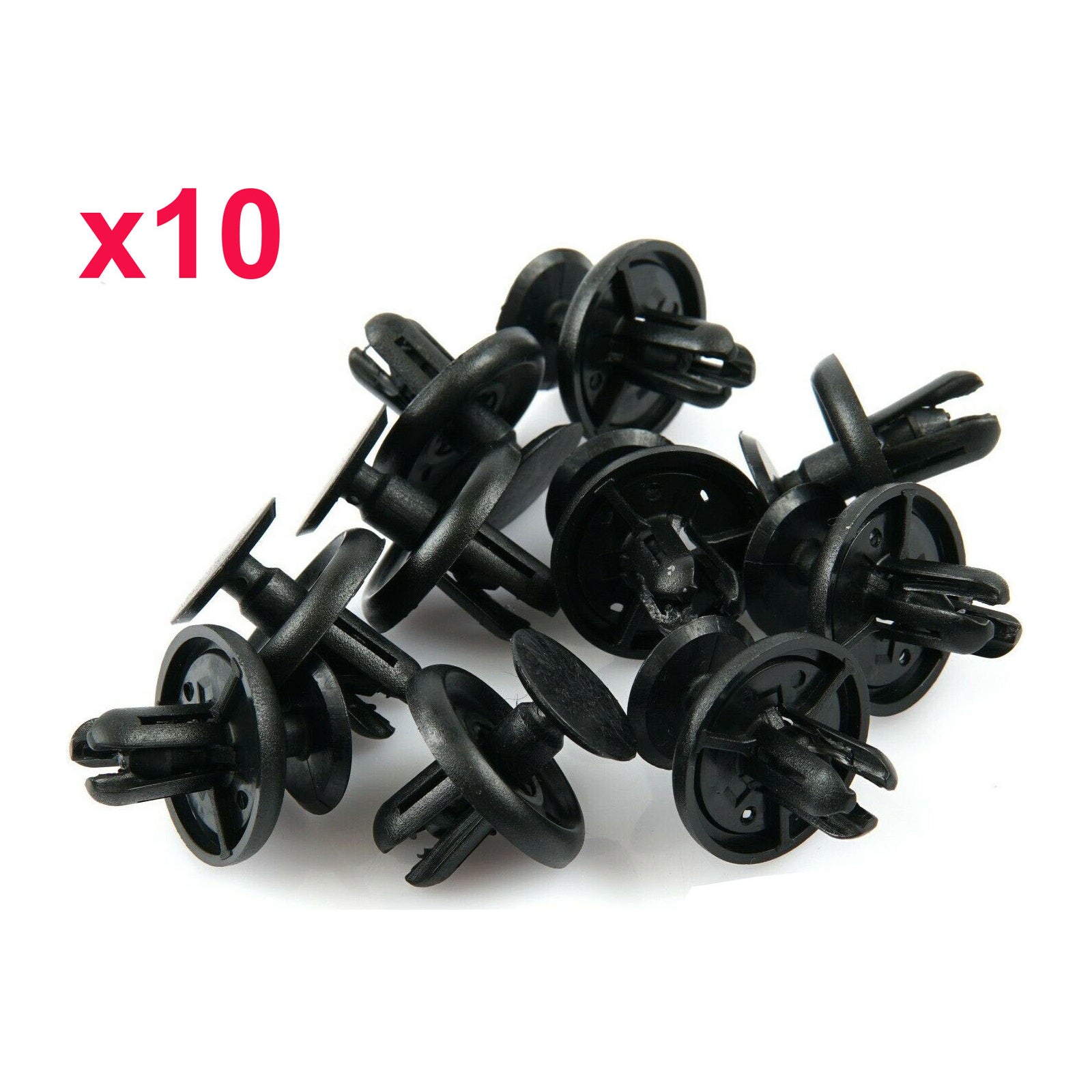 10X Plastic Clips Wheel Arch Inner Wing Lining Engine Shield Cover For Toyota