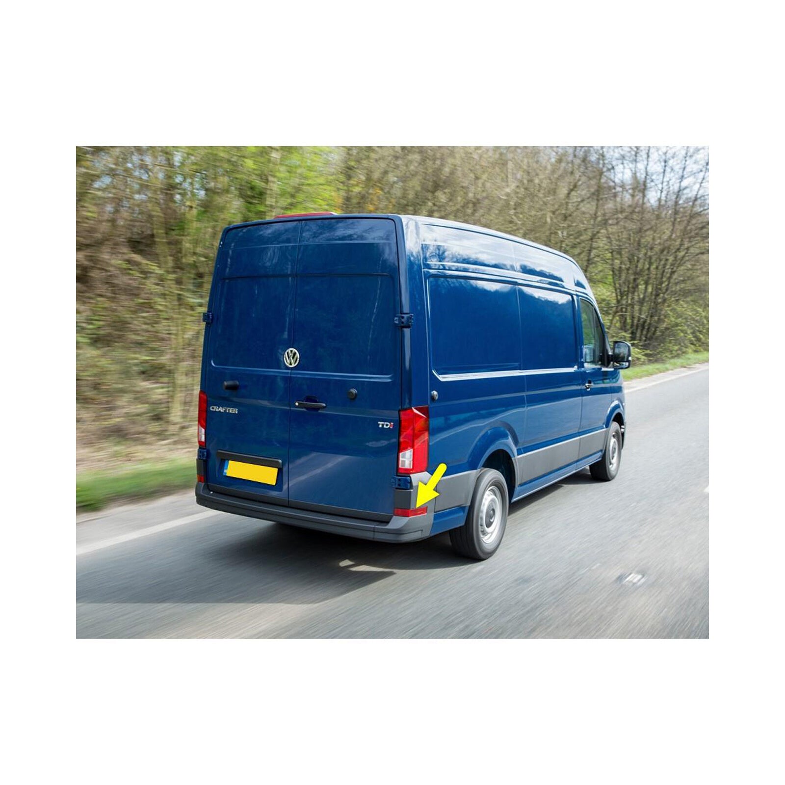 For VW Crafter 2017-On Rear Bumper Lower Reflector Red Right Side 7C0945106