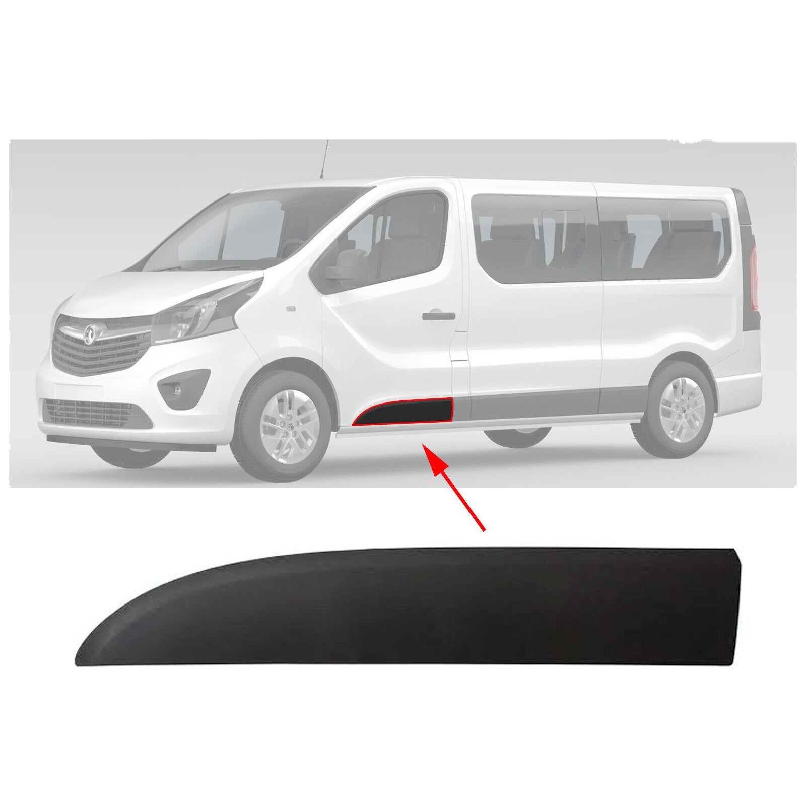 Front Left Door Trim Moulding Panel For Vauxhall Opel Vivaro B MK2 Fiat Talento