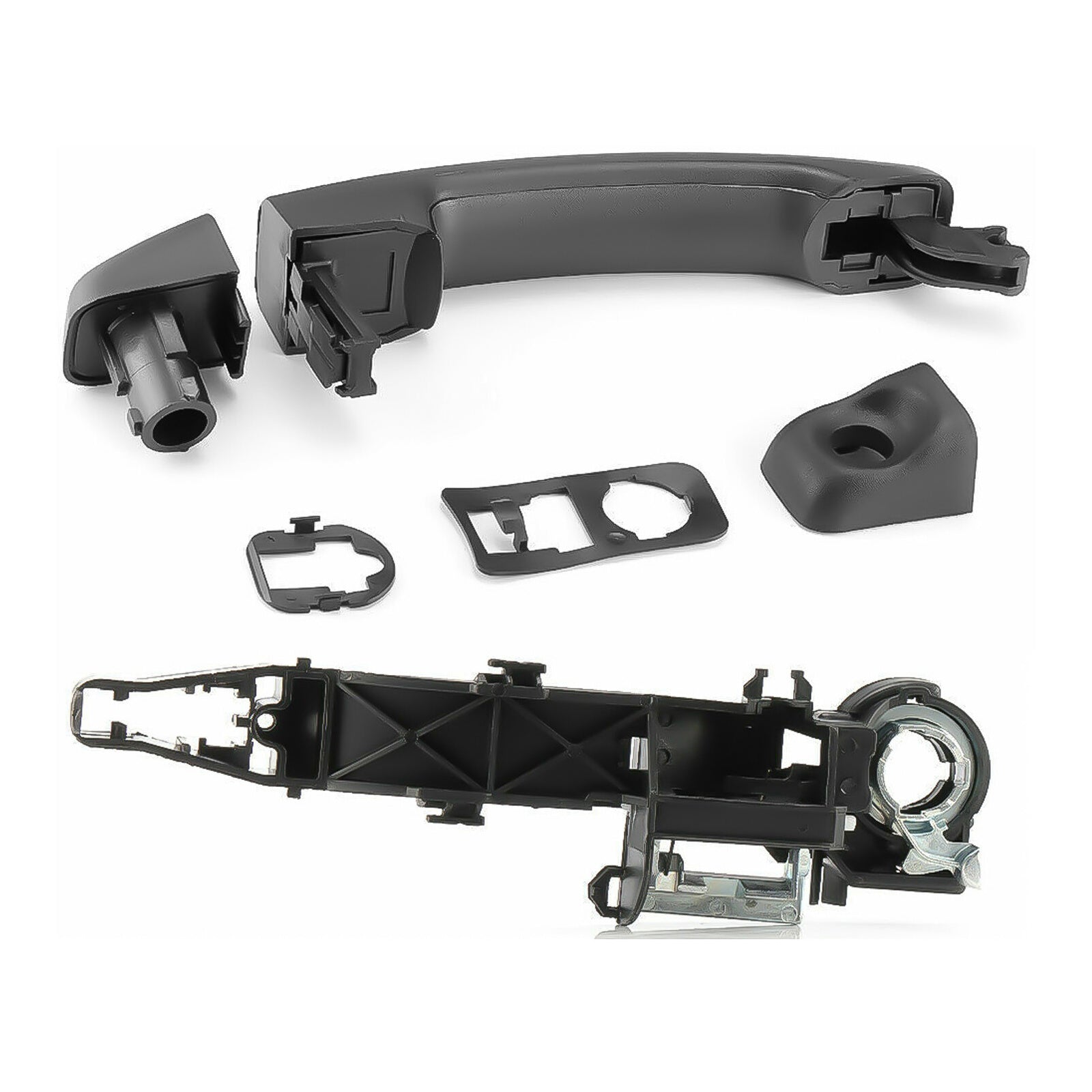 Front Left and Rear Door Handle + Holder For Renault Master Mk3 Vauxhall Movano