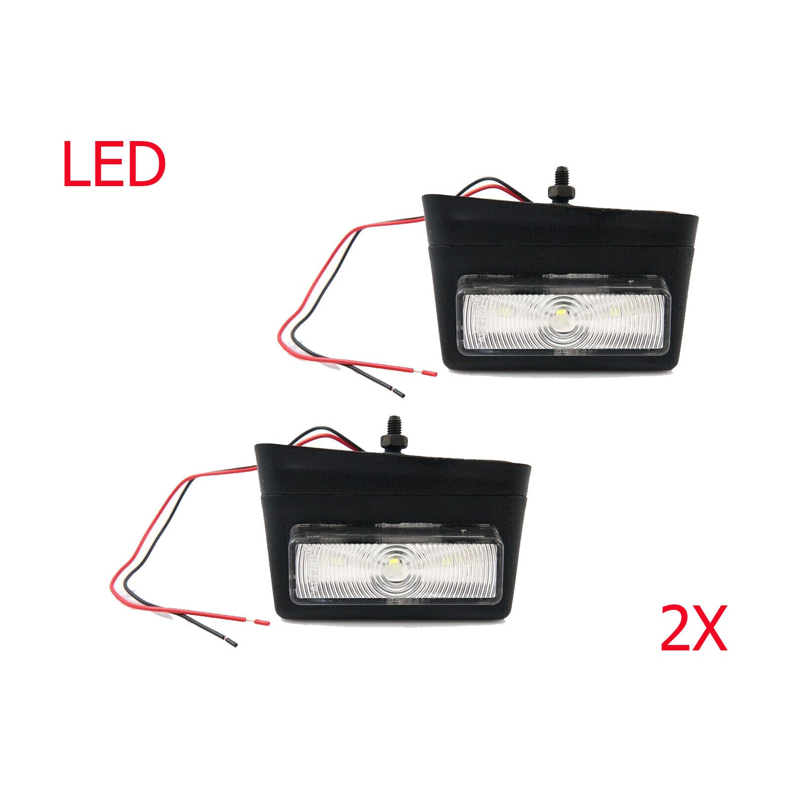 2X Roof Marker Lamps Led Pair For Ford Transit Tipper Mk6 Mk7 2000 2014 4601919