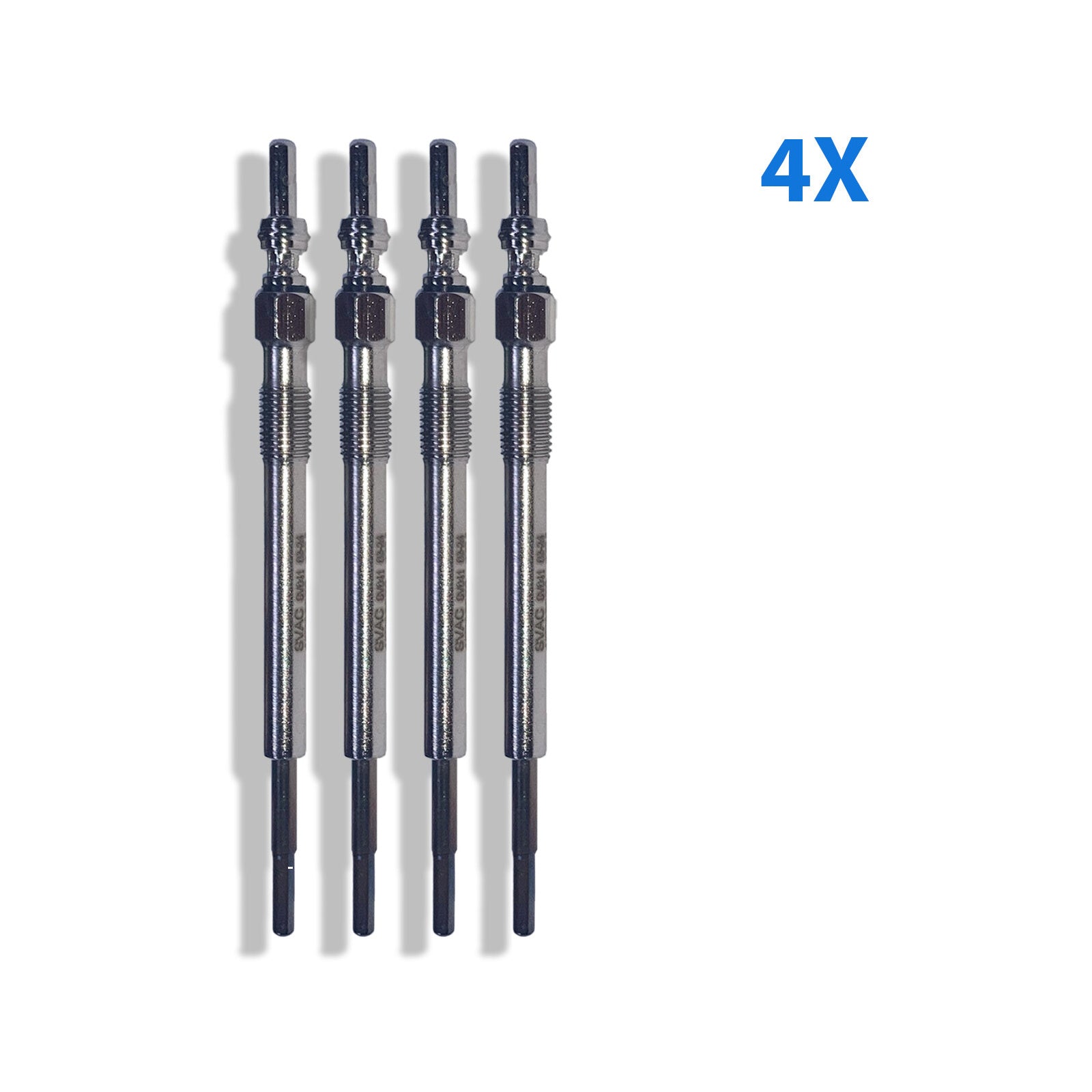 4X Glow Plugs For Fiat Doblo Pratico Palio Linea Panda Punto Evo 1.3 D 46796050
