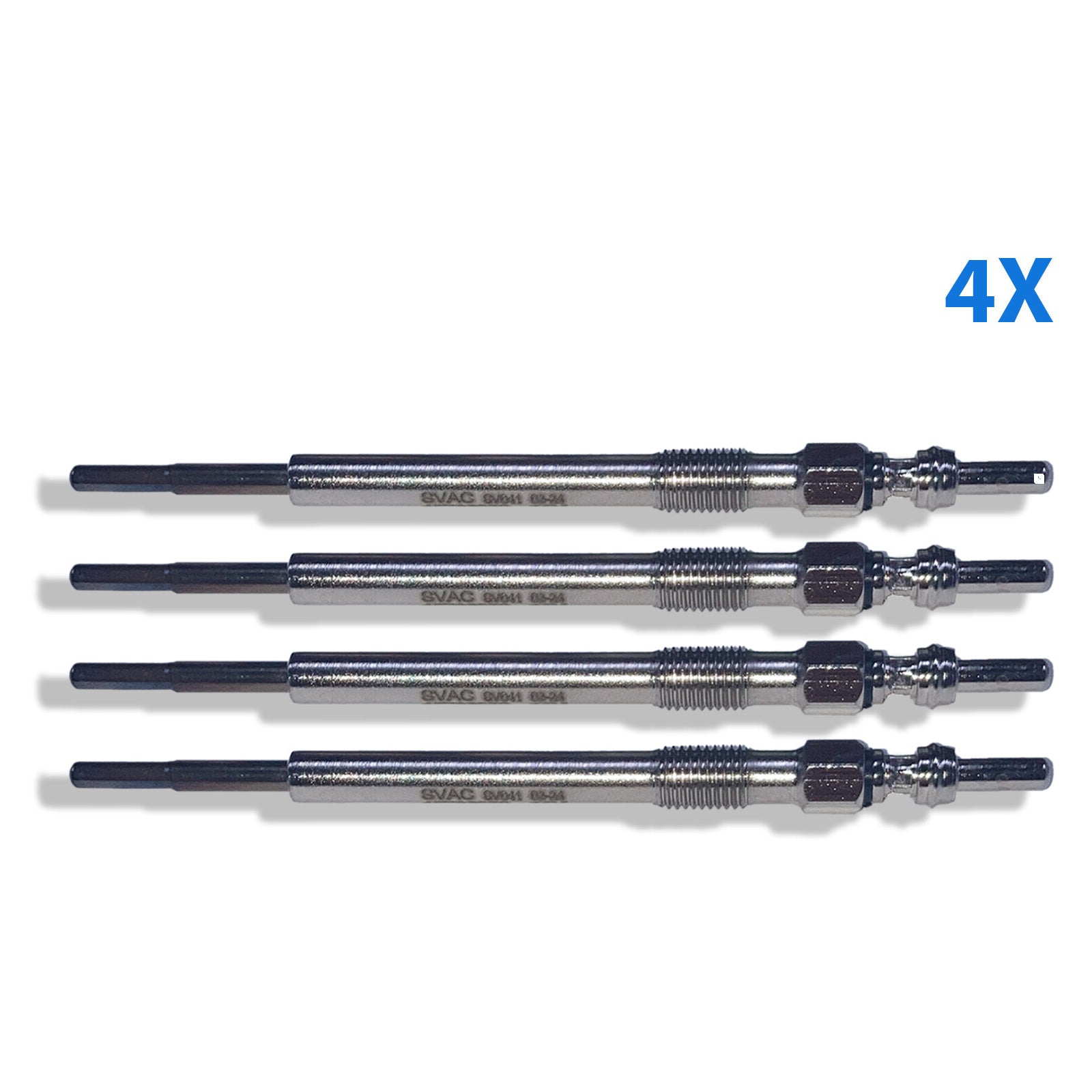 4X Heater Glow Plugs For Suzuki Swift Mk3 Ignis II Splash Wagon R+ 1.3 D