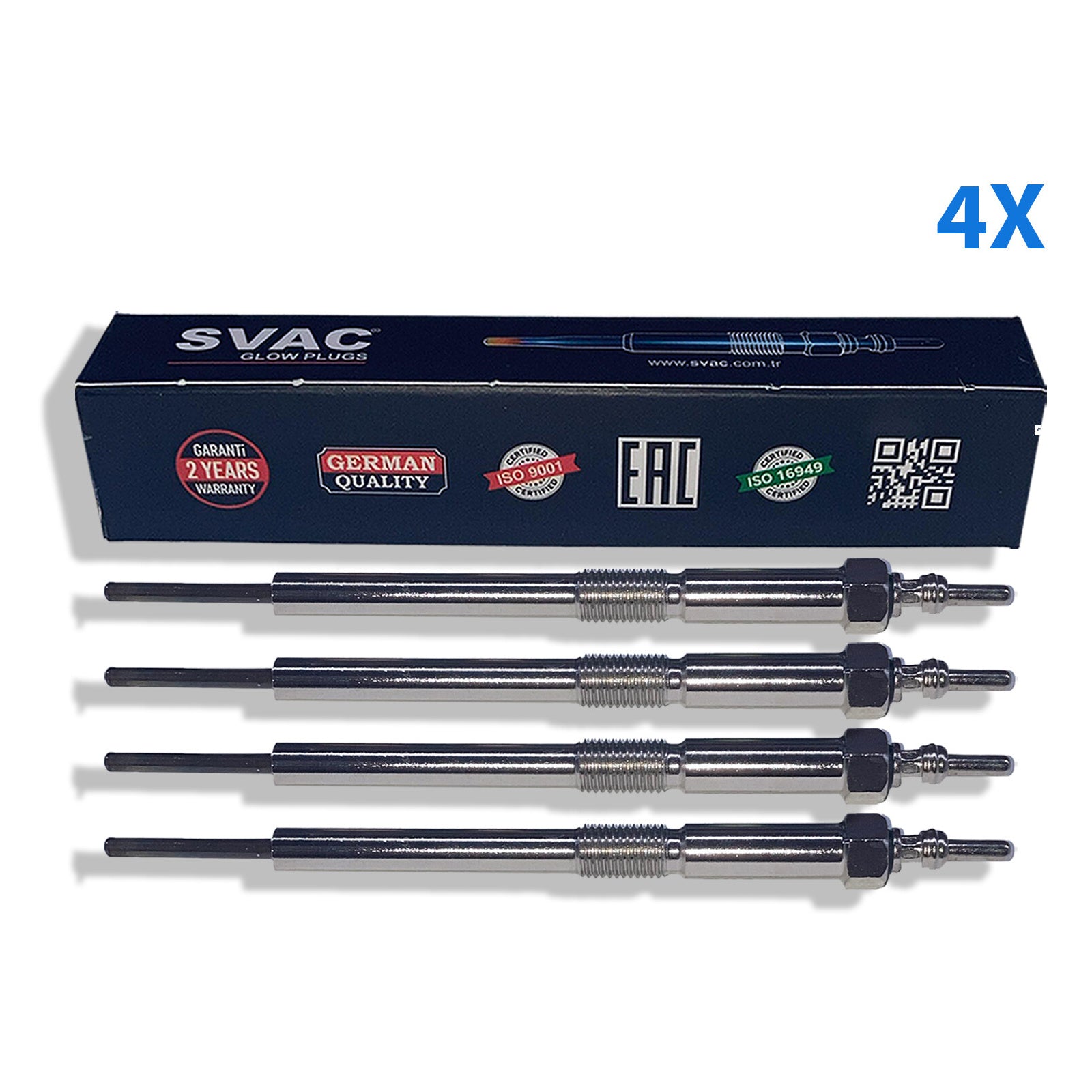 4X Glow Plugs For Honda Civic Accord Cr V Hr V Fr V 1.6 2.2 Diesel 12291Rbde01