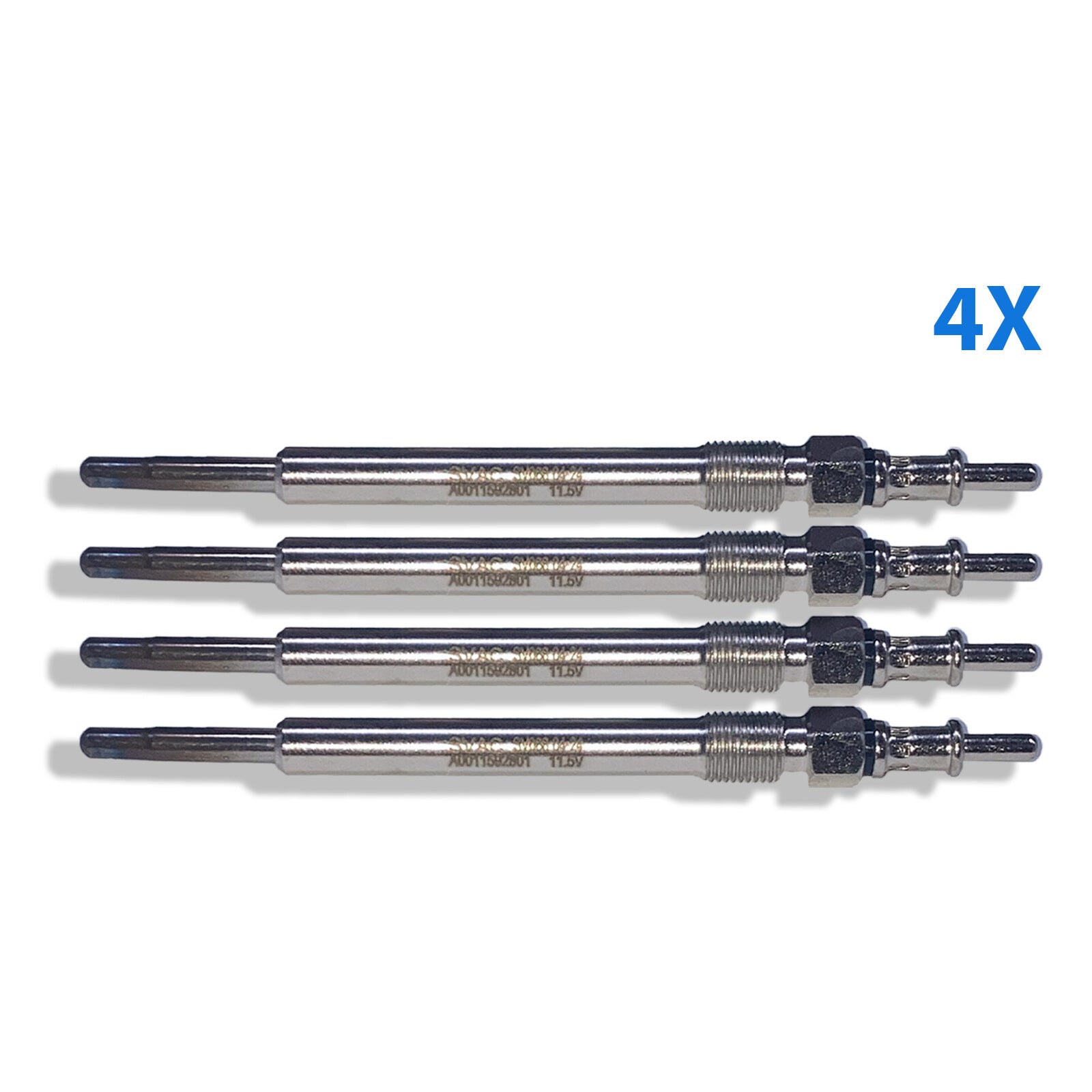 4X Glow Plugs For Mercedes W202 W203 W209 W210 W211 W220 W461 W639 W905 W903