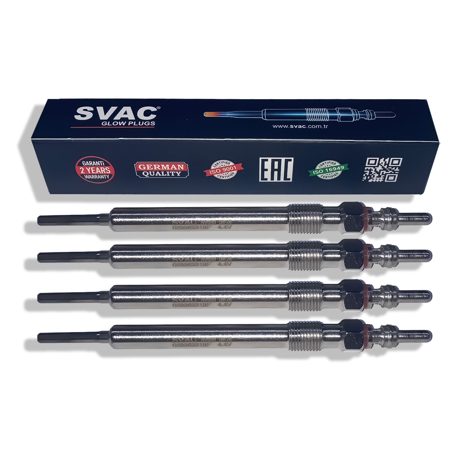 4X Heater Glow Plugs For Audi A3 A4 A6 A1 A5 Q3 Q5 Tt 1.6 2.0 Tdi 4.4V 03L963319