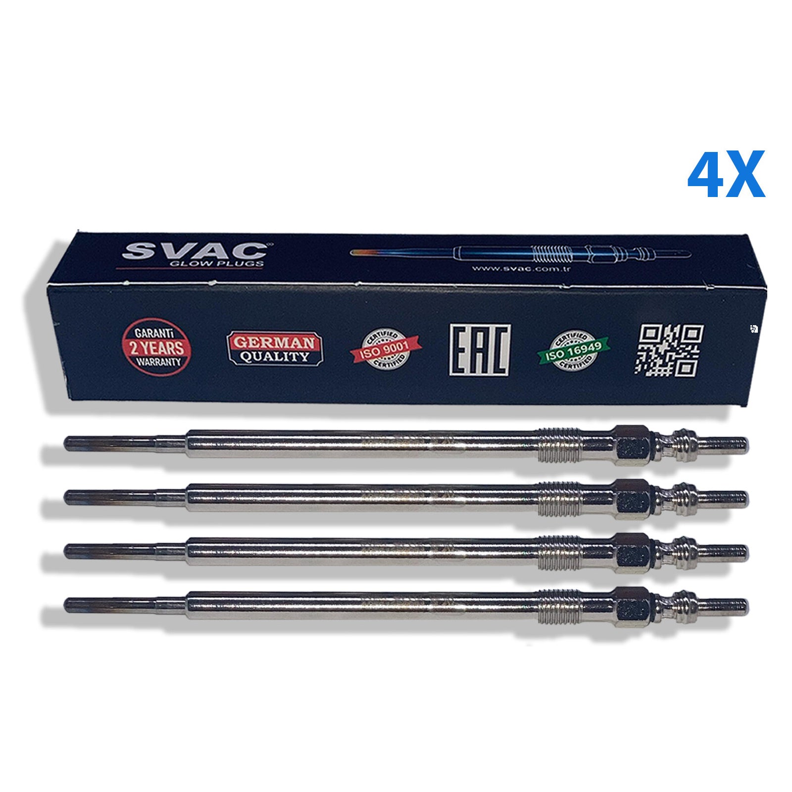 4X Heater Glow Plugs For Jeep Commander Grand Cherokee Iii Chrysler 300C 3.0 Crd