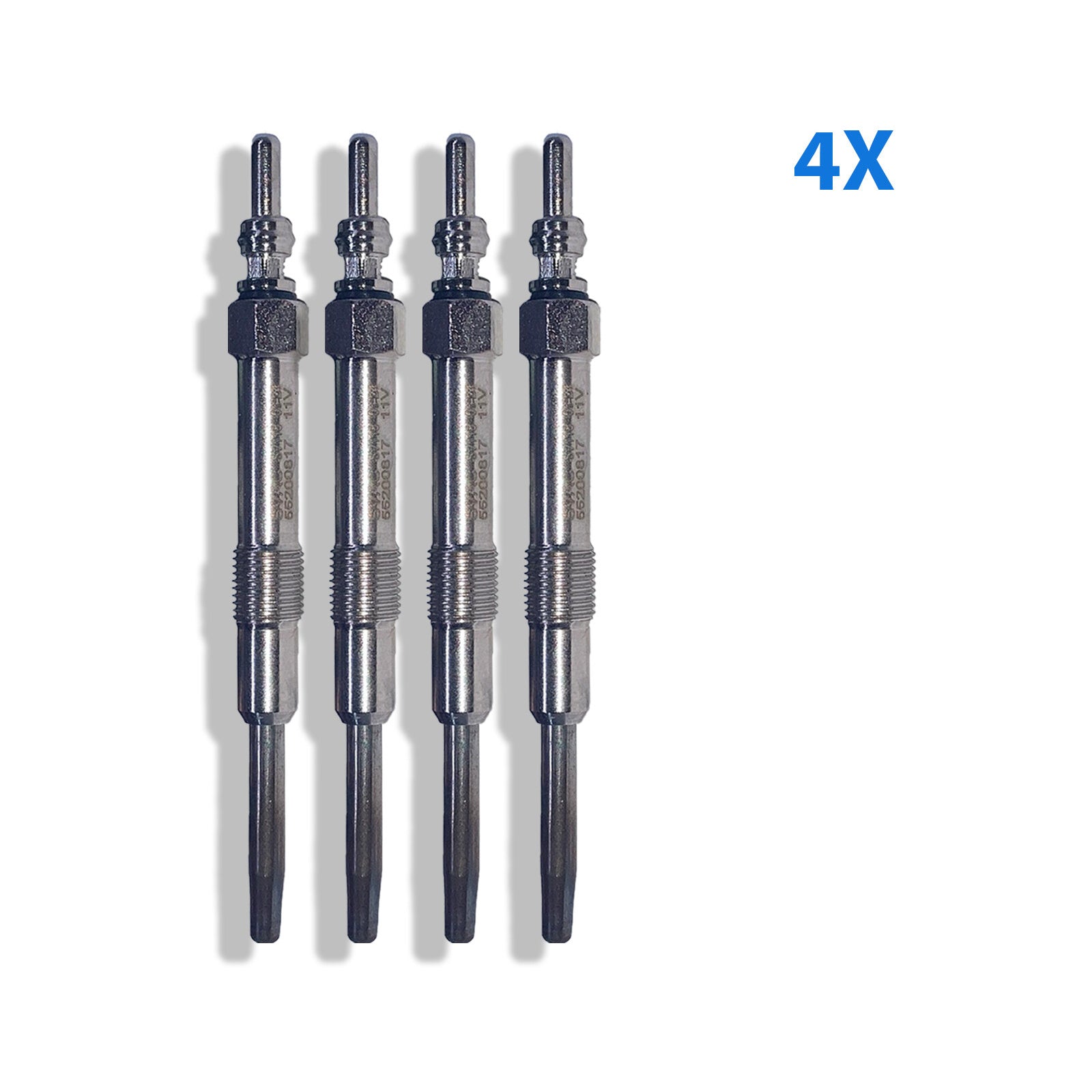 4X Heater Glow Plugs For Alfa Romeo 147 159 Saab 9-3 Suzuki SX4 1.9 D 93190433