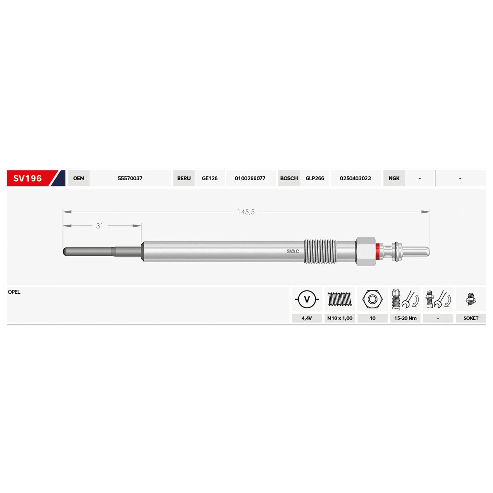 4X Heater Glow Plugs For Vauxhall Opel Astra J K Insignia A B 1.6 D 55570037