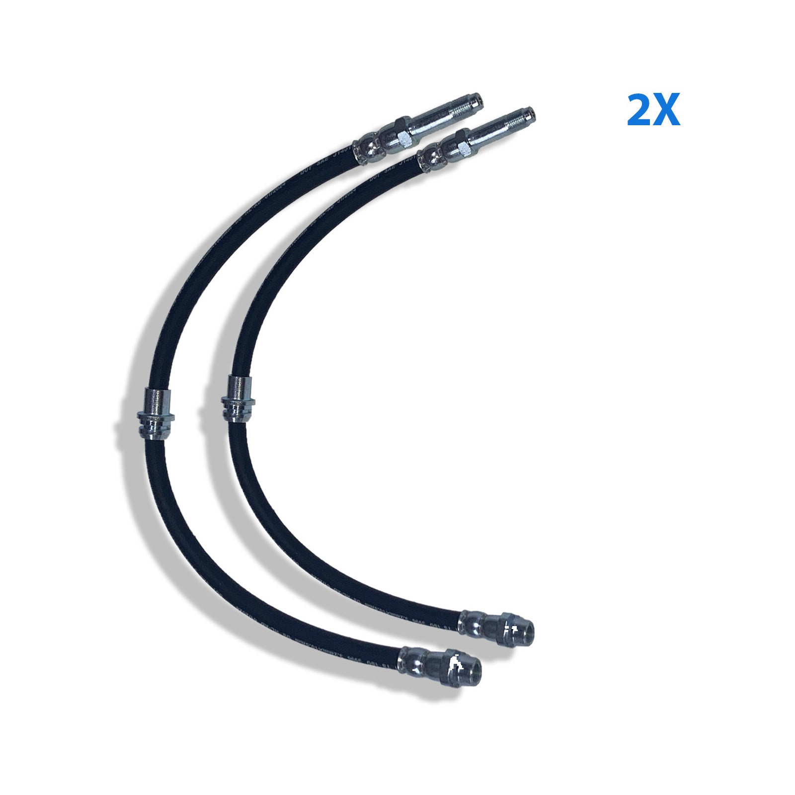 2X Rear Brake Hose For BMW 3 Series E46 Coupe Cabrio Compact Touring 34301165174