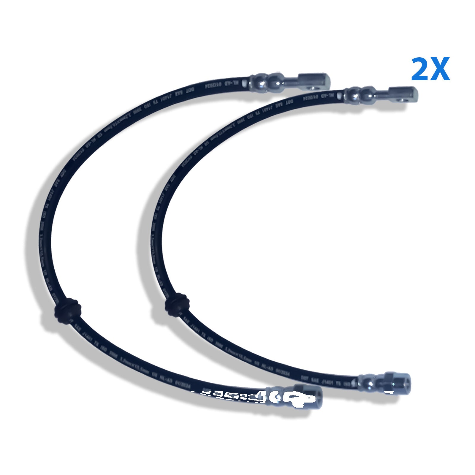 2X Front Brake Hose Pipe For Mini Cooper S One R50 R52 R53 34106779817