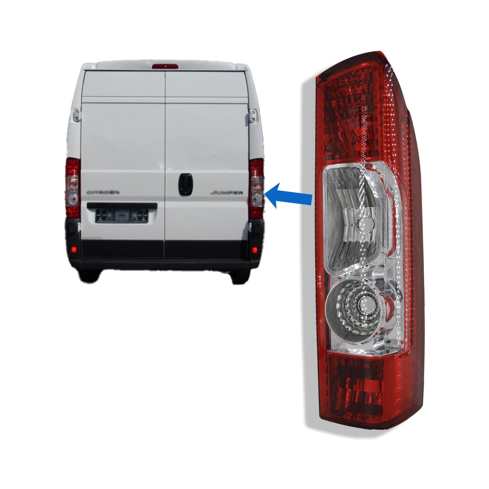 Rear Right Tail Light Lamp For Fiat Ducato Citroen Relay Peugeot Boxer 2006 2014