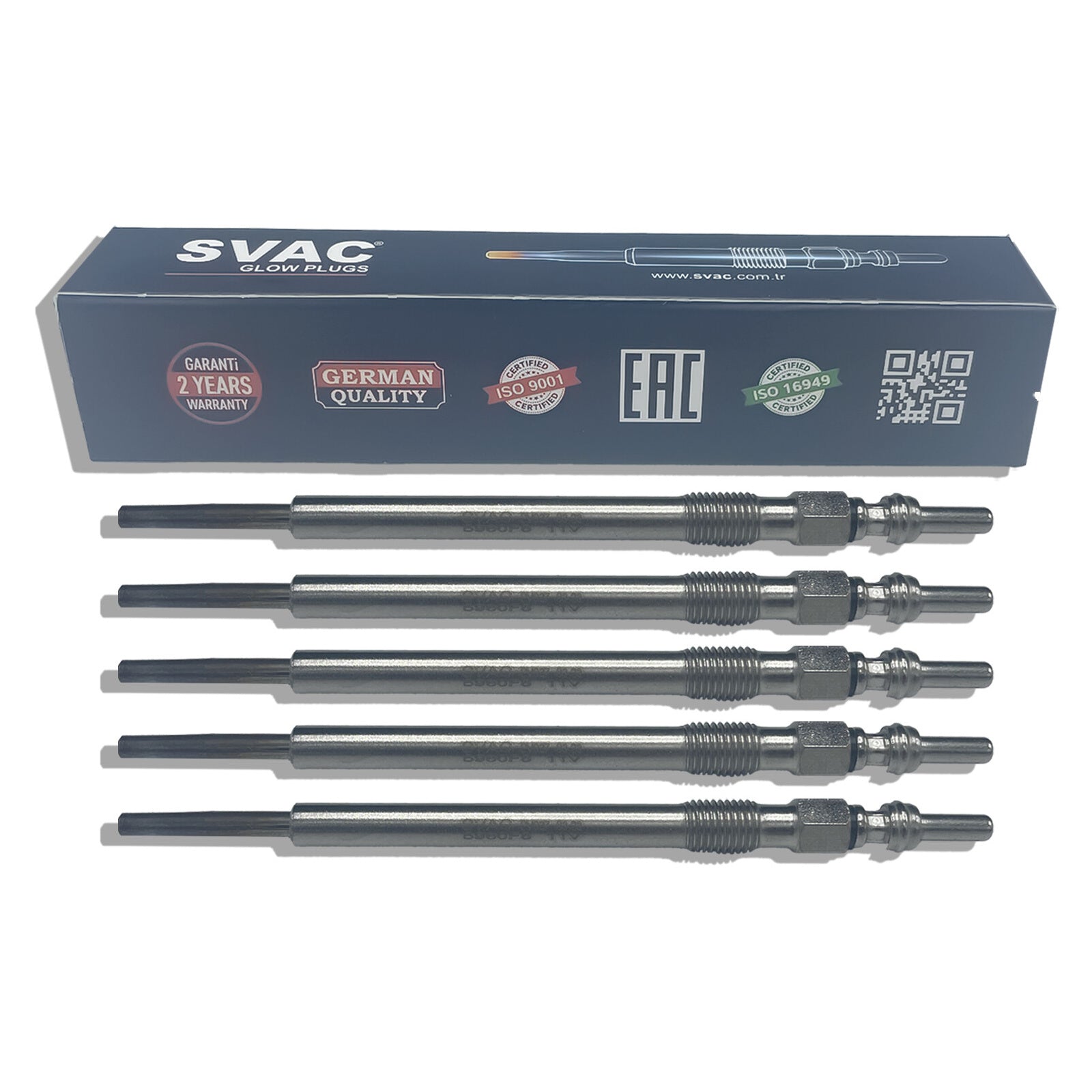 5X Heater Glow Plugs For Land Rover Discovery Mk3 Mk4 2.7 Td Range Rover 1354289