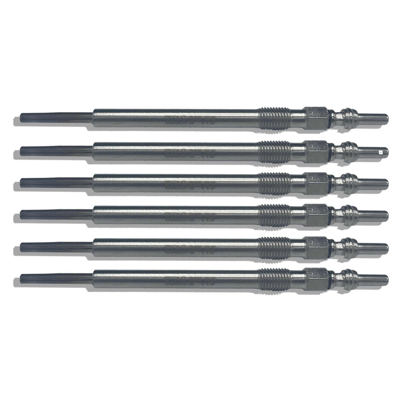 6X Heater Glow Plugs For Jaguar S-Type II XF I XJ 2.7 D 02JD61604 02JDE3926