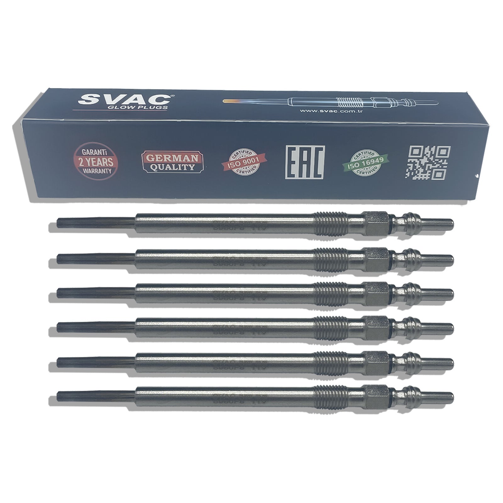 6X Heater Glow Plugs For Land Rover Discovery Mk3 Mk4 2.7 Td Range Rover 1354289