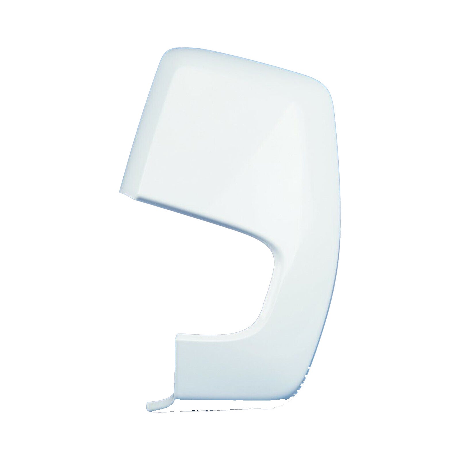 Left Side Door Wing Mirror Cover Cap Frozen White For Ford Transit Custom 12-On