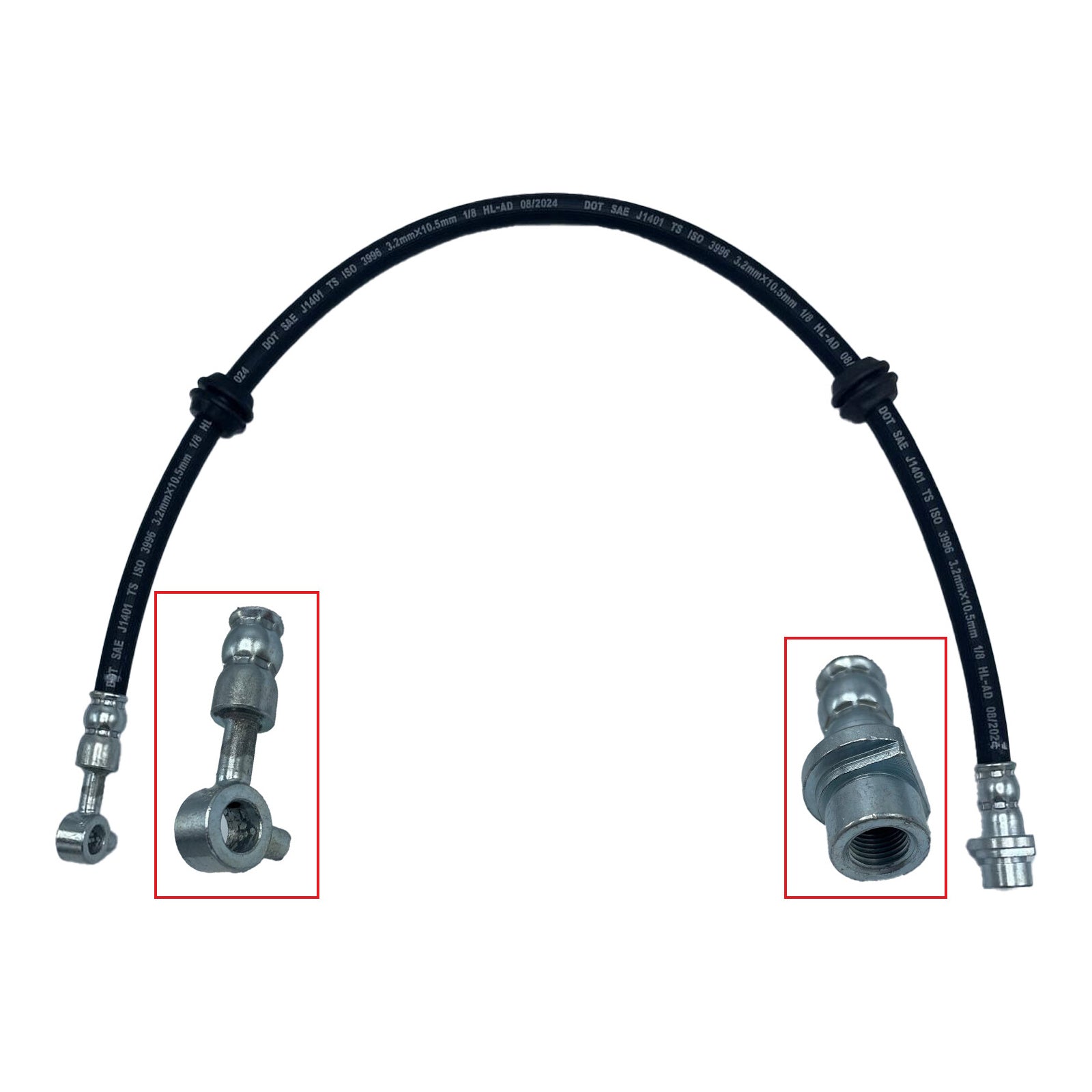 Rear Right Brake Hose For Range Rover Evoque L538 11-19 LR072026