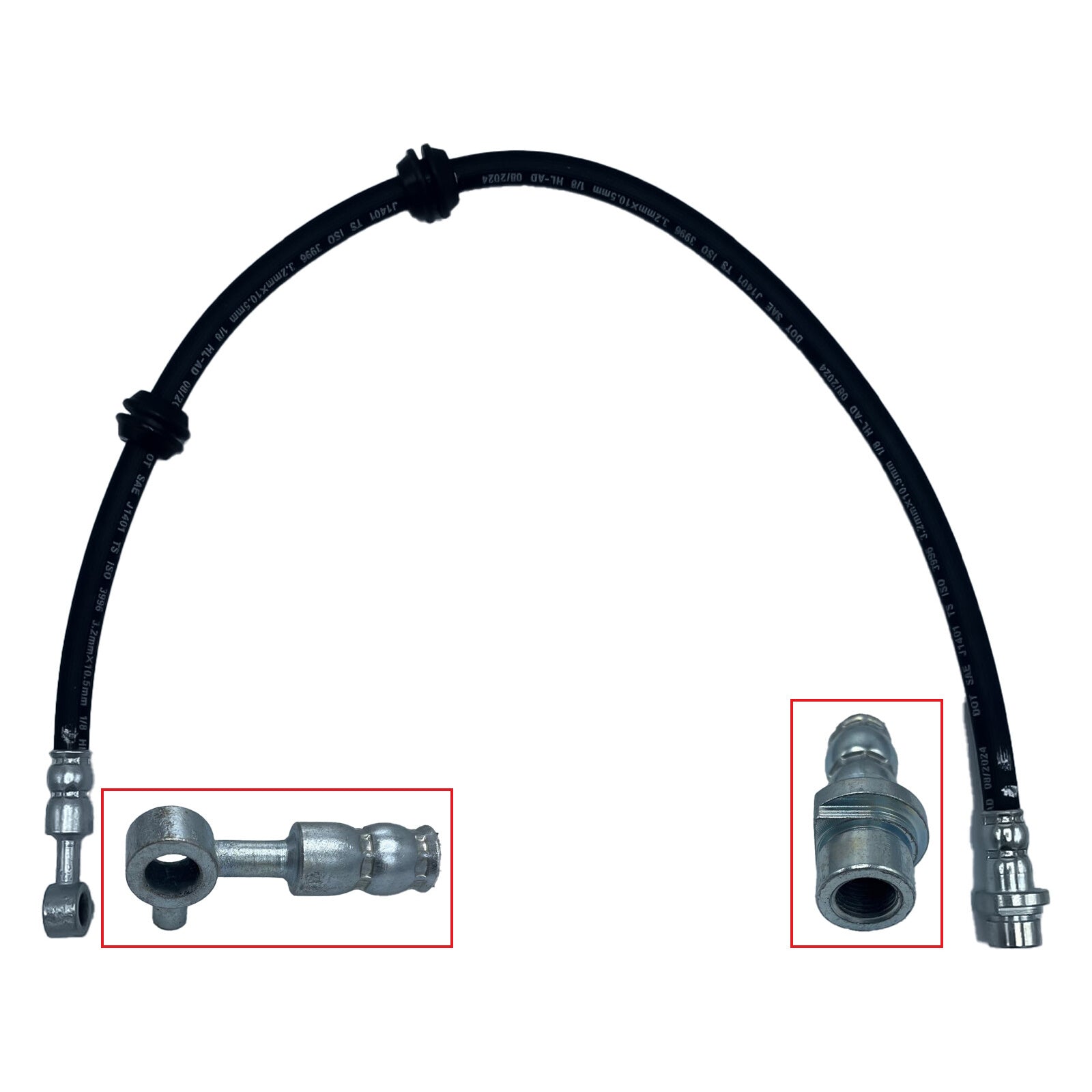 Rear Left & Right Brake Hose For Range Rover Evoque L538 11-19 LR072025 LR072026