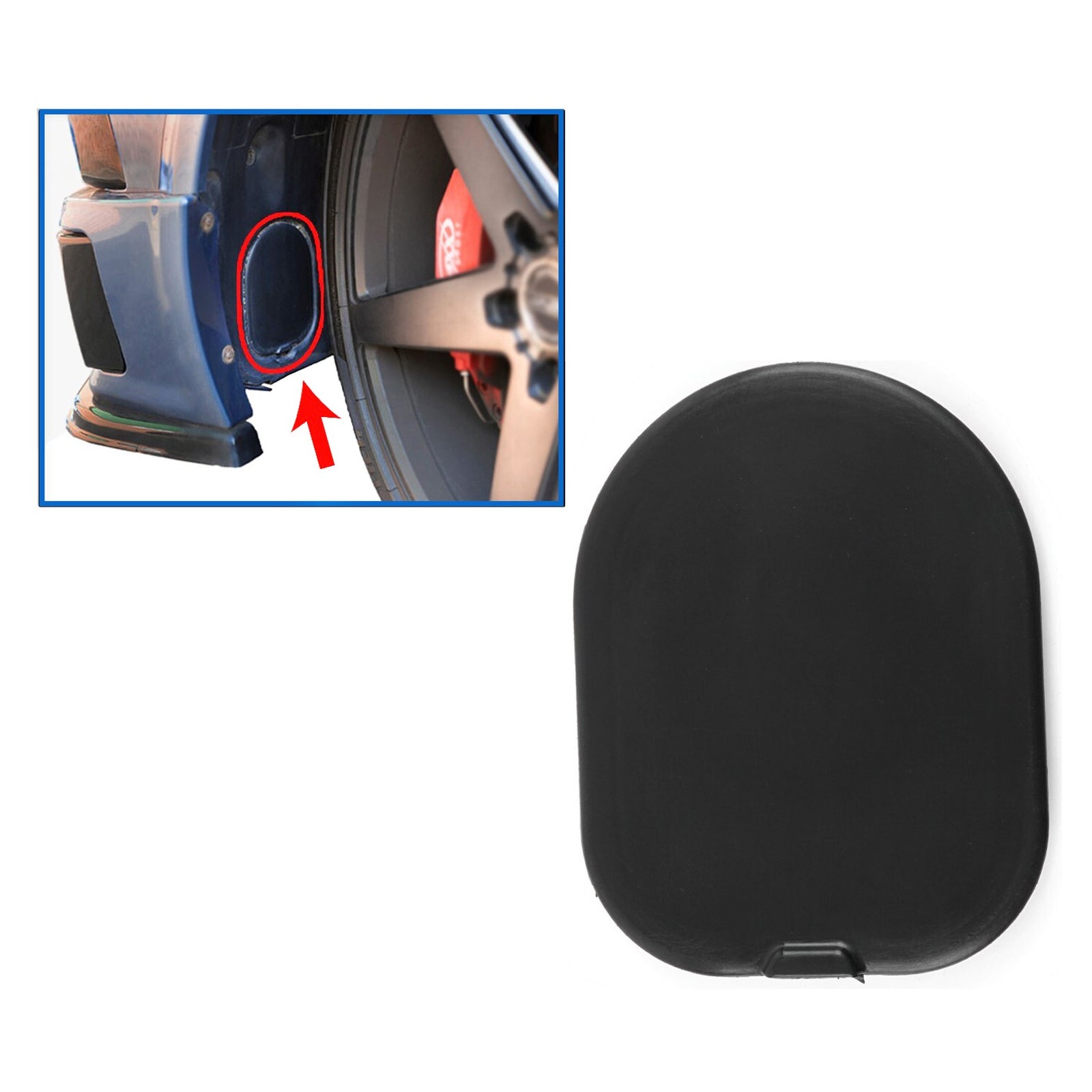 Wheel Arch Fog Light Access Flap Cover Trim For Vw Caddy 2015 2021 7E0809967